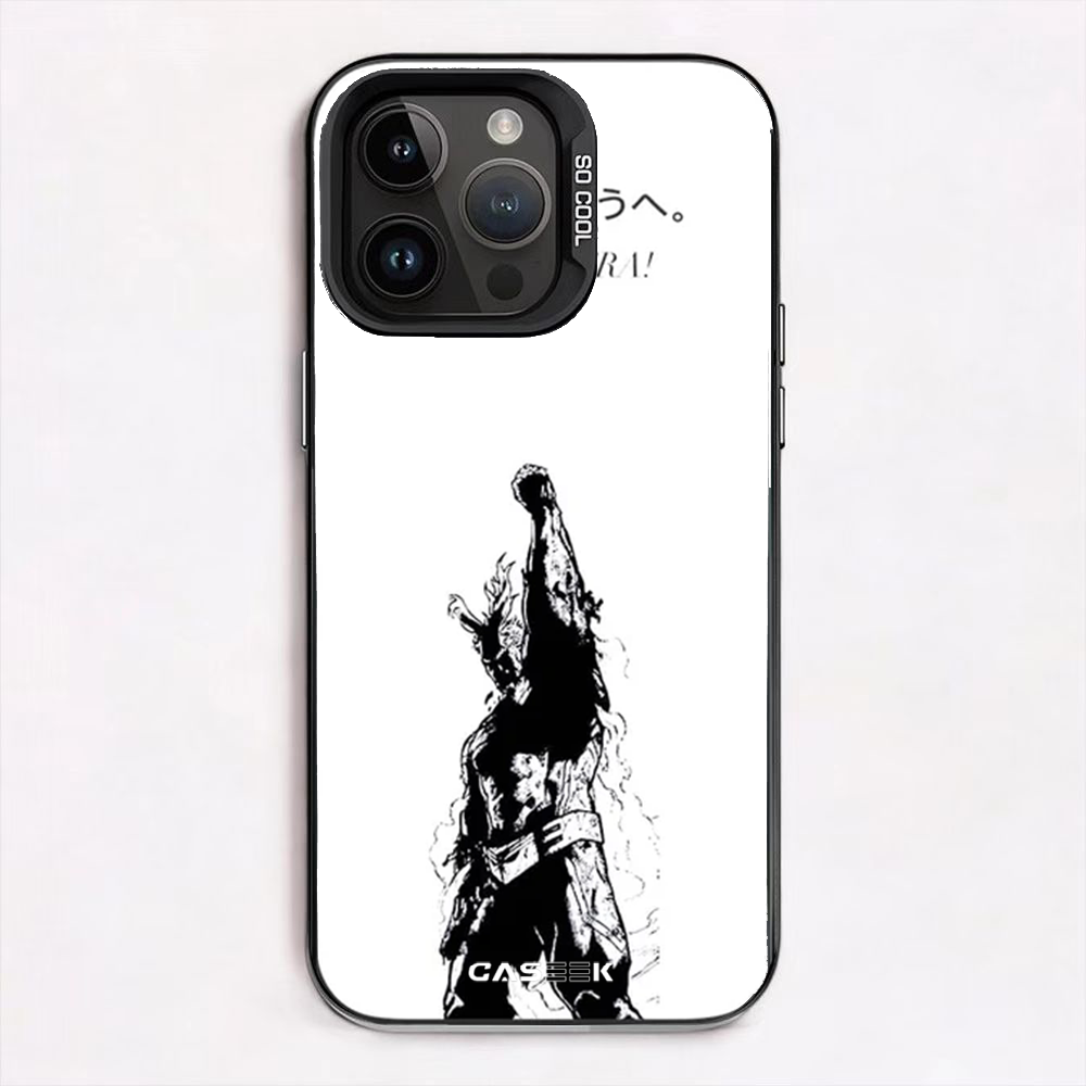 All Might Silhouette iPhone Case