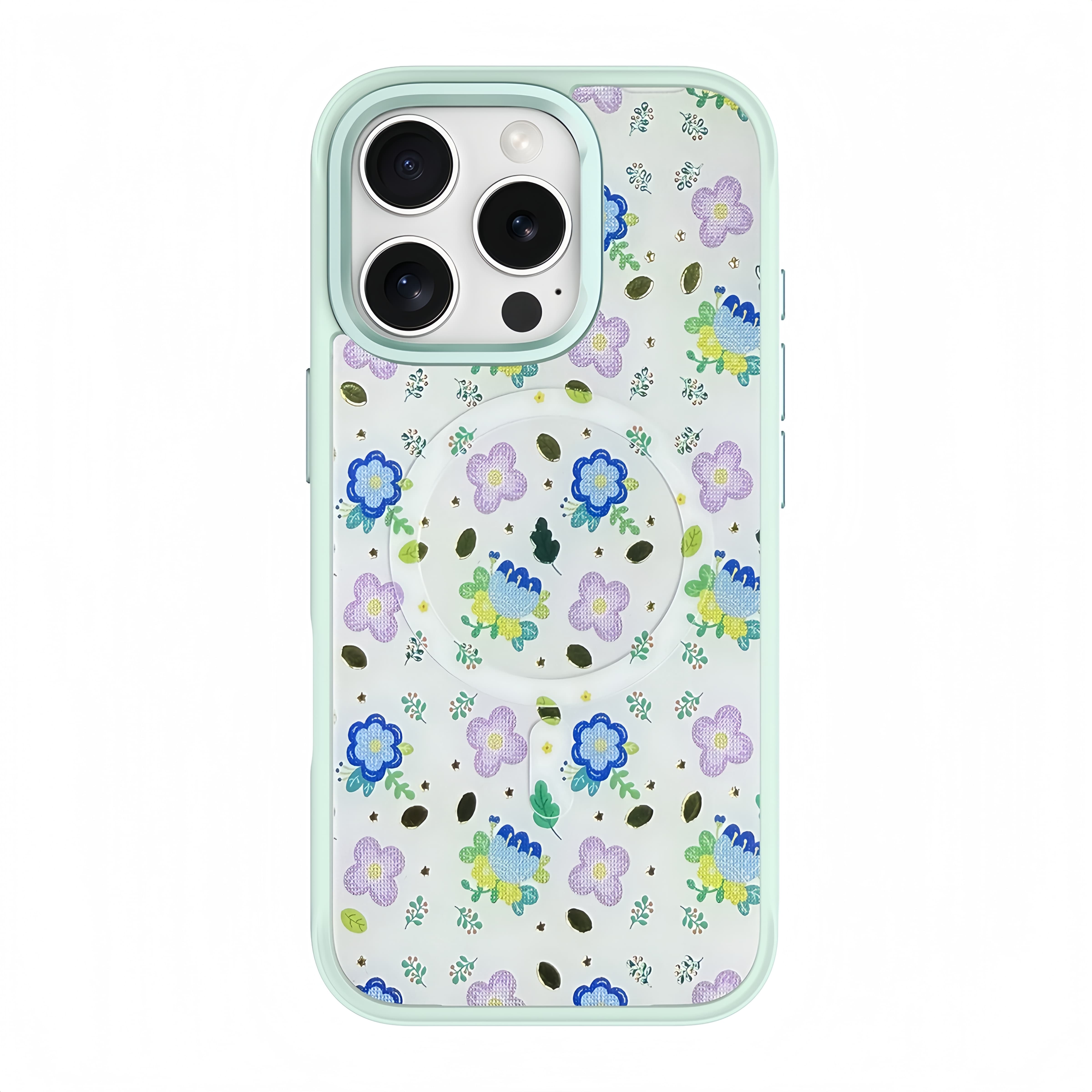 Colorful flowers iPhone Case