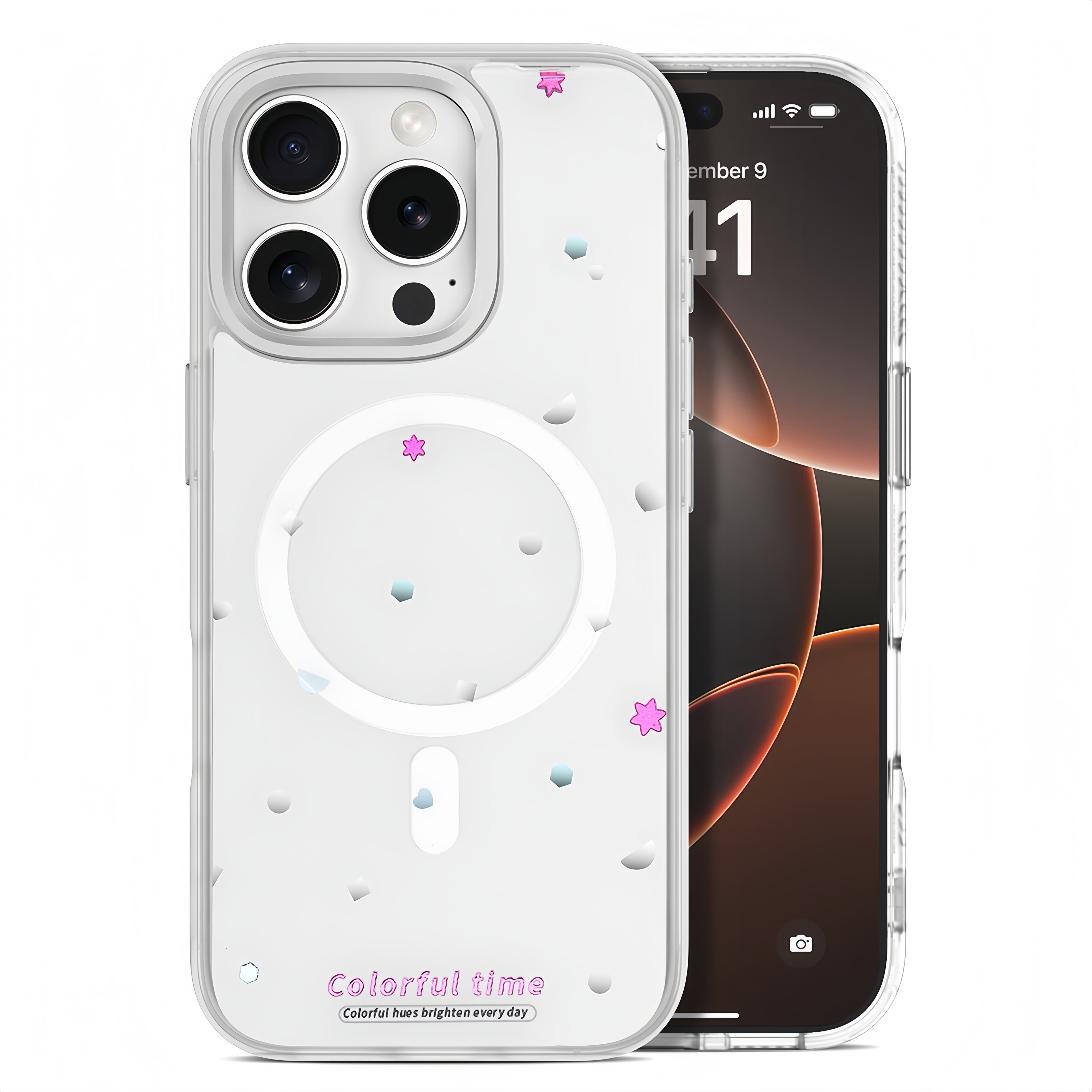 Colorful time iPhone Case
