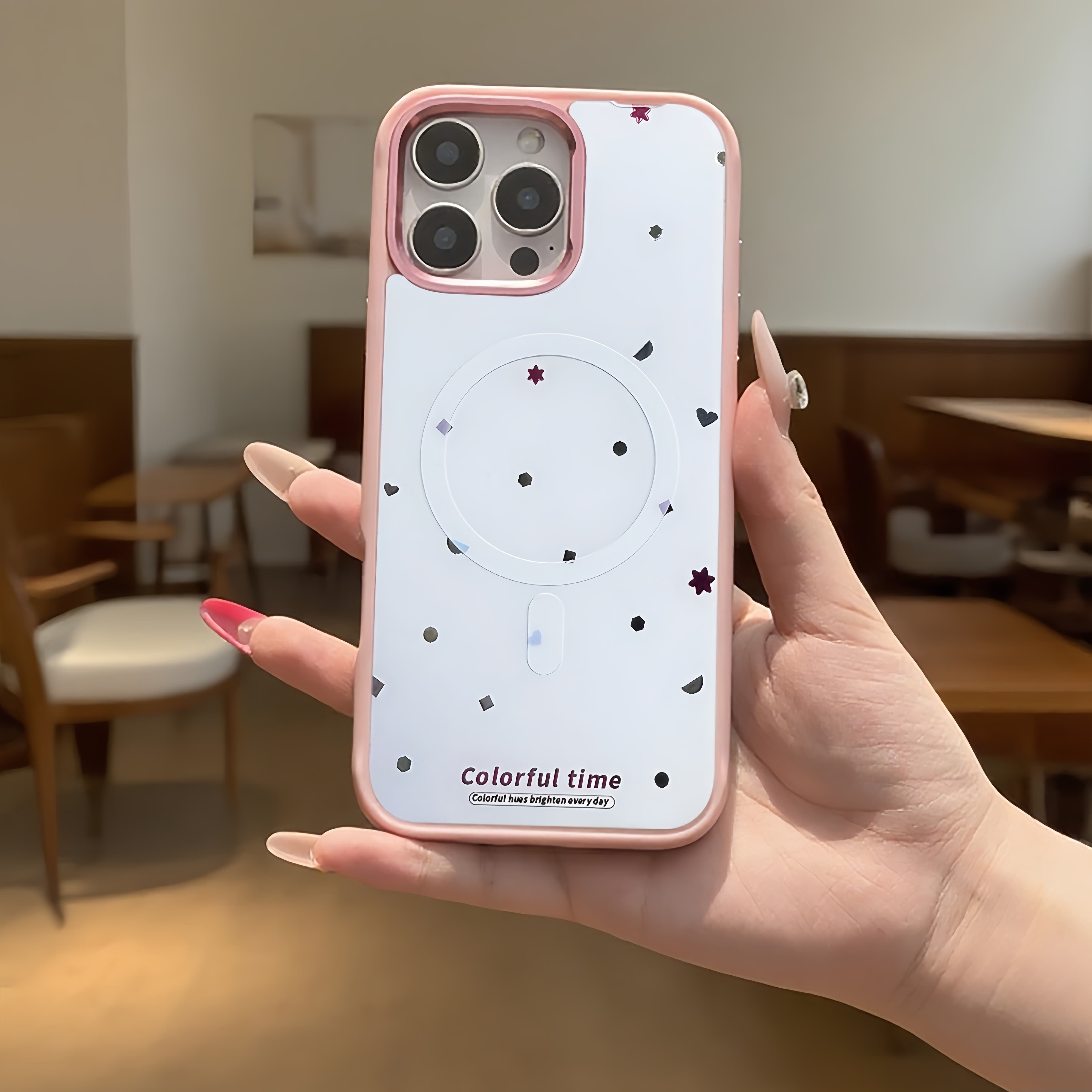 Colorful time iPhone Case