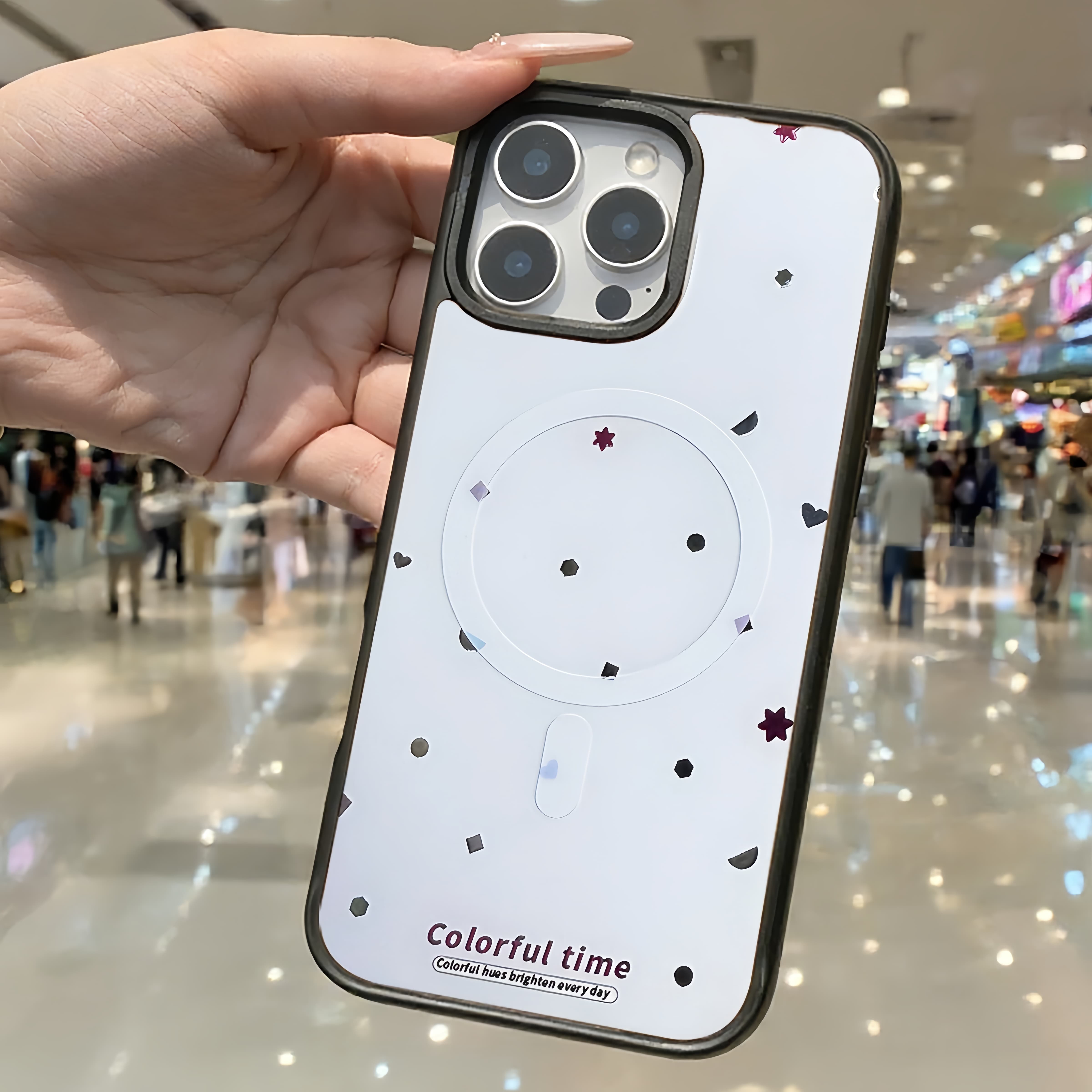 Colorful time iPhone Case