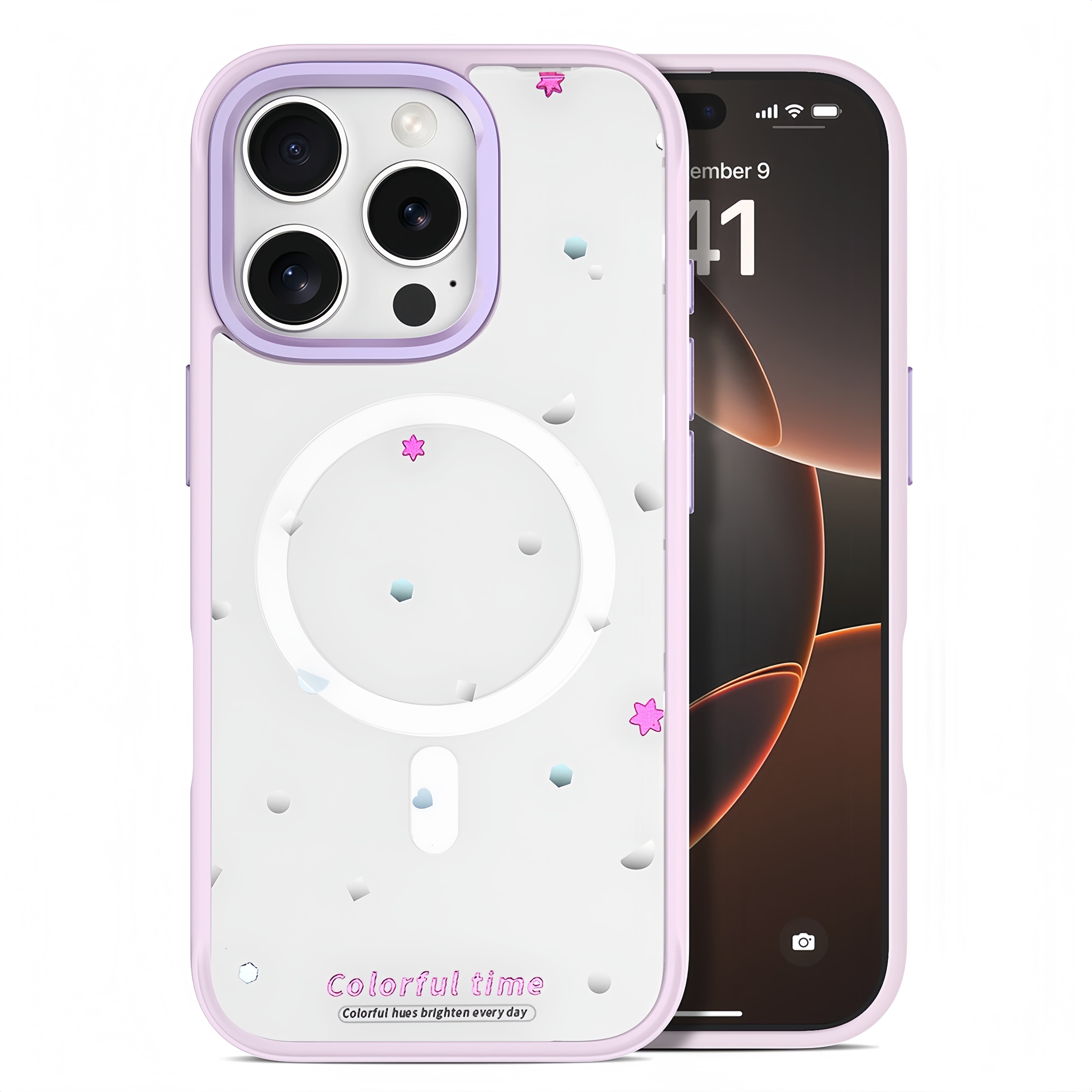 Colorful time iPhone Case