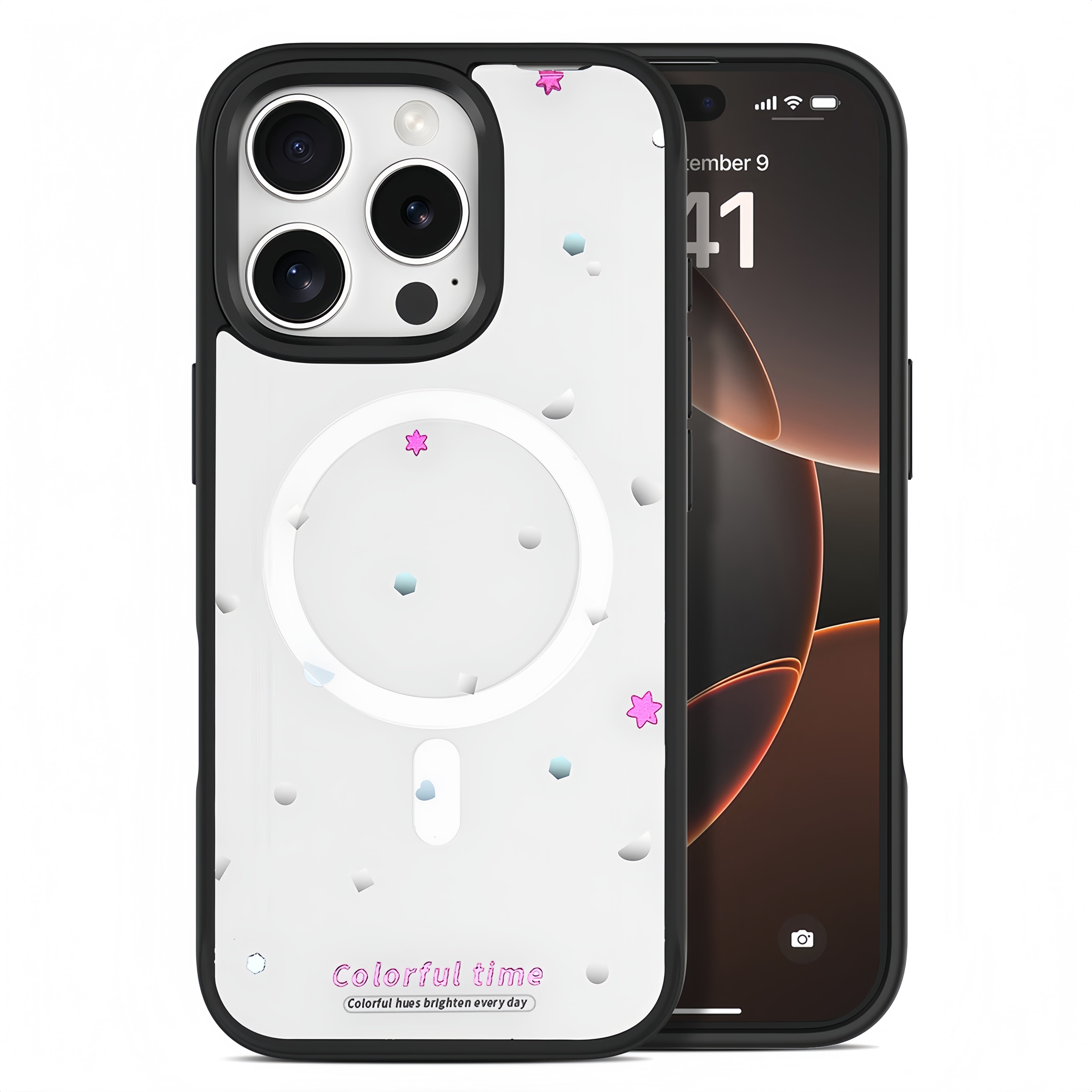 Colorful time iPhone Case
