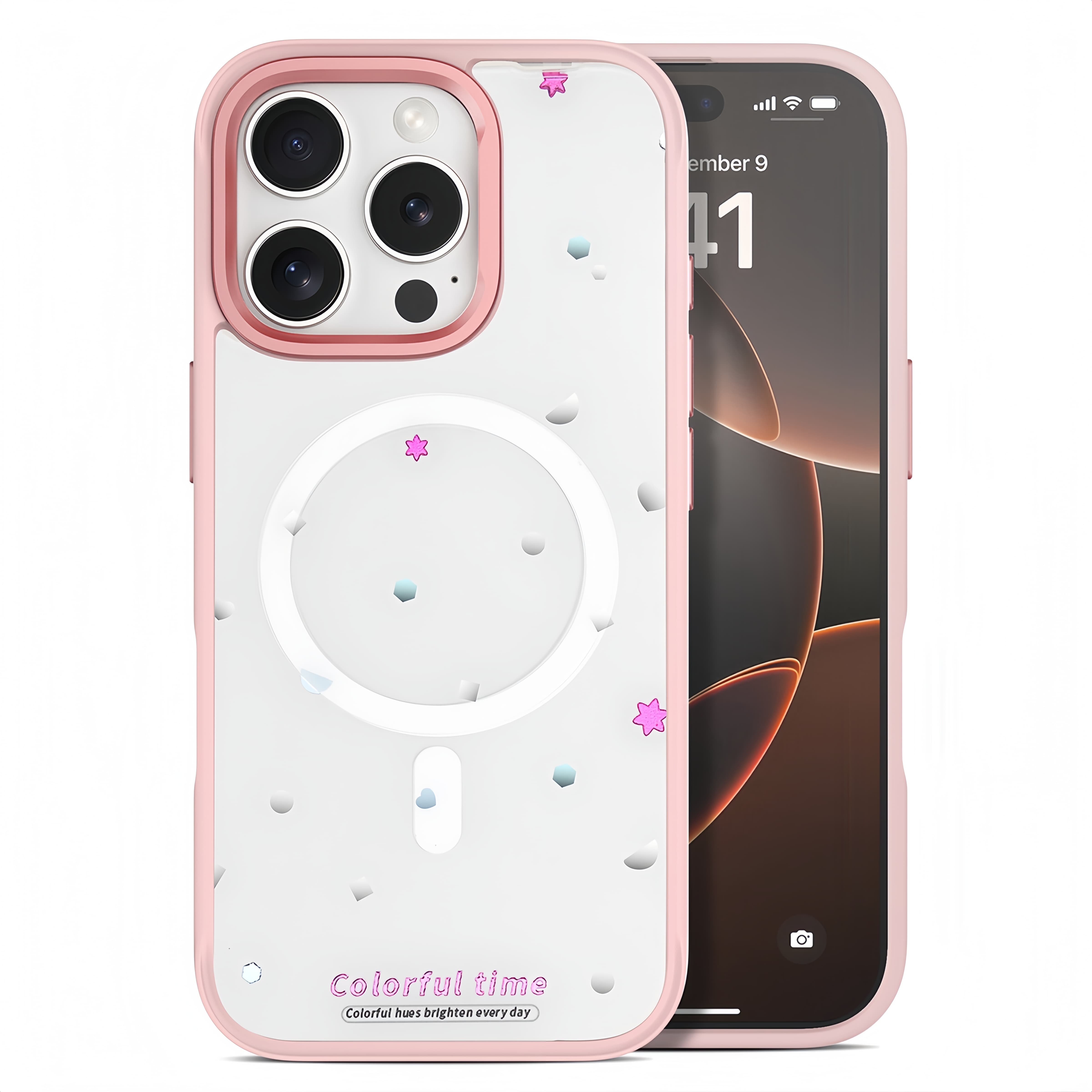 Colorful time iPhone Case