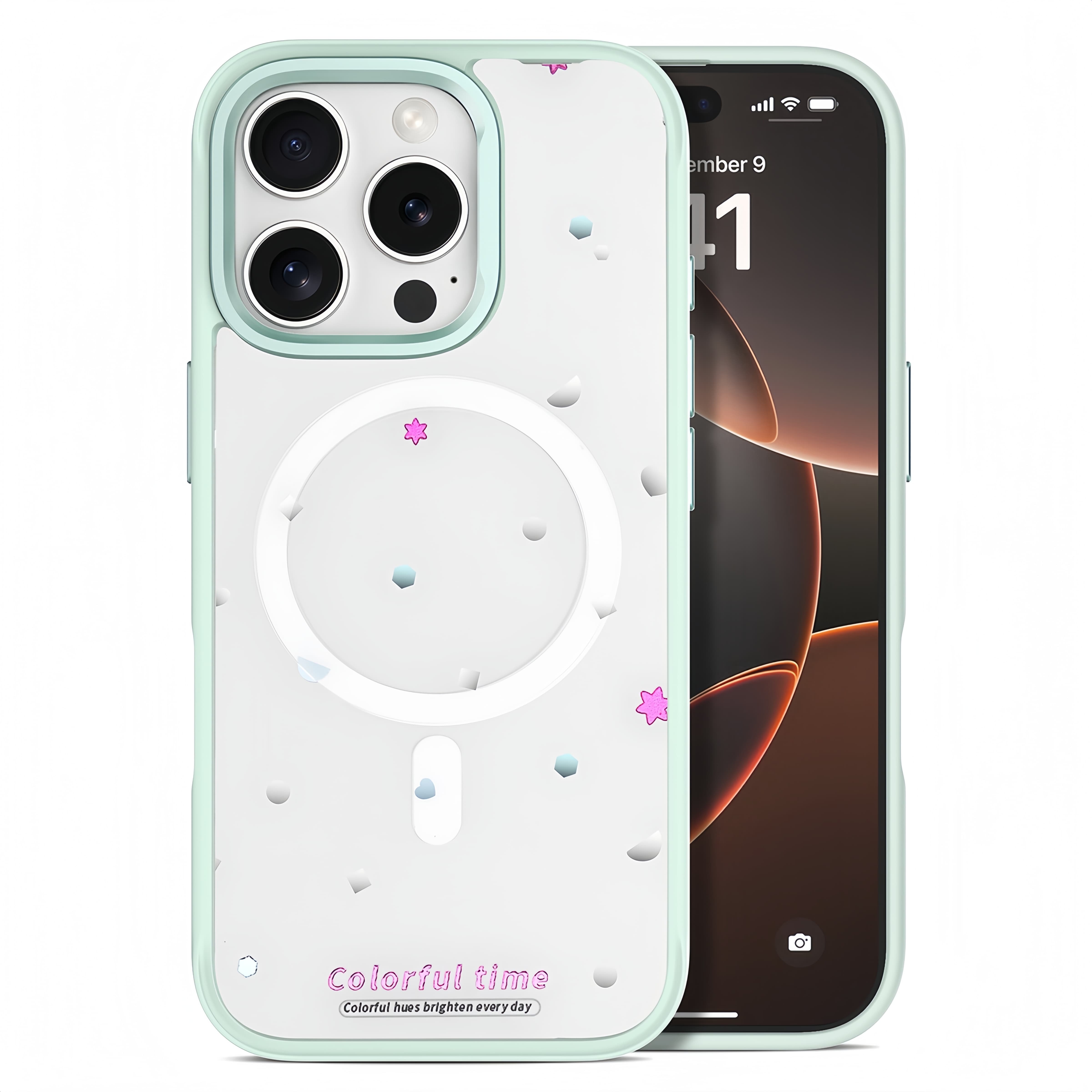 Colorful time iPhone Case