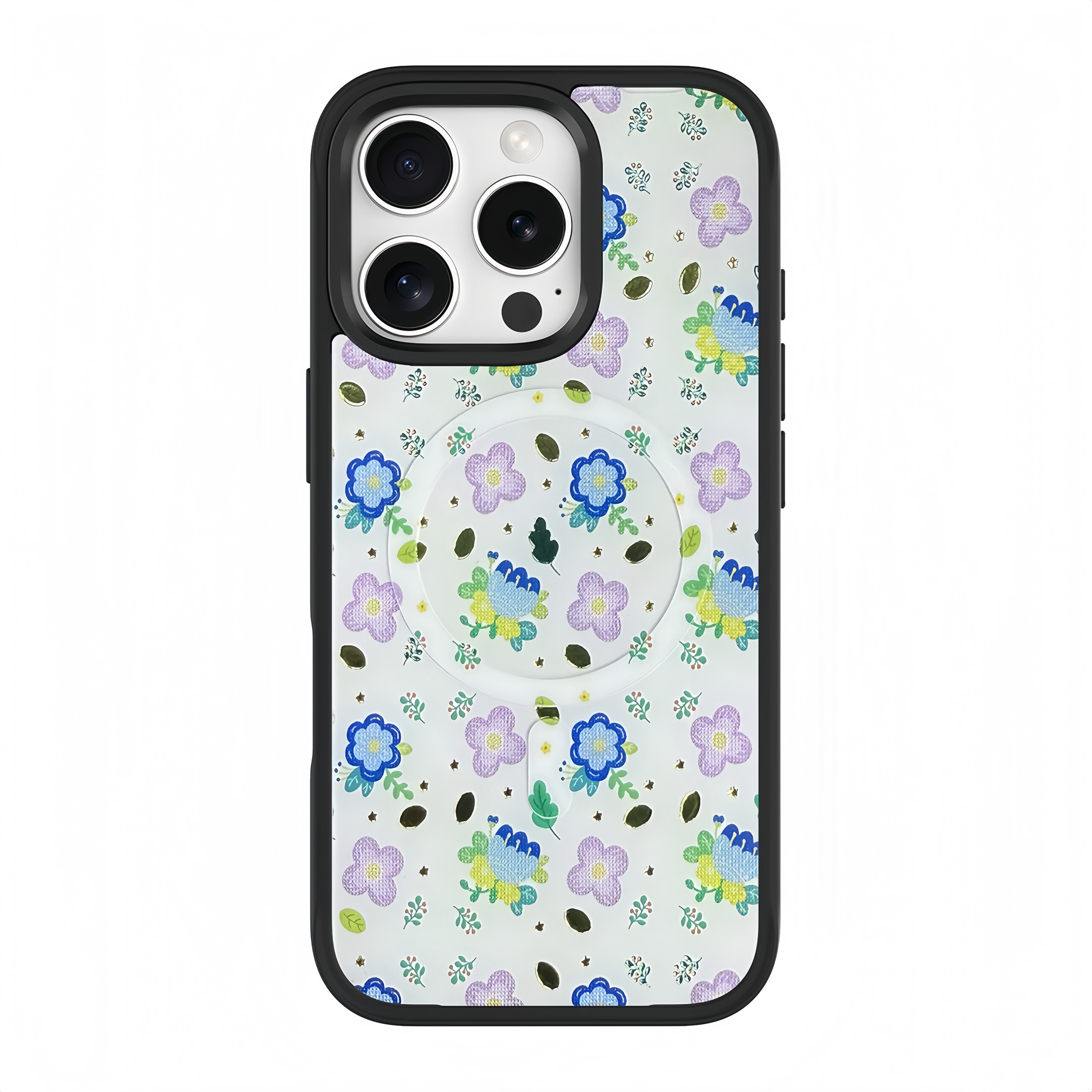 Colorful flowers iPhone Case