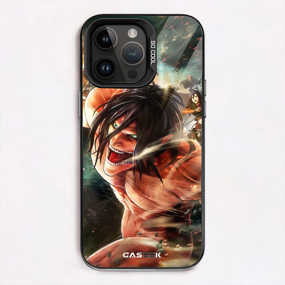 Eren Yeager Action iPhone Case