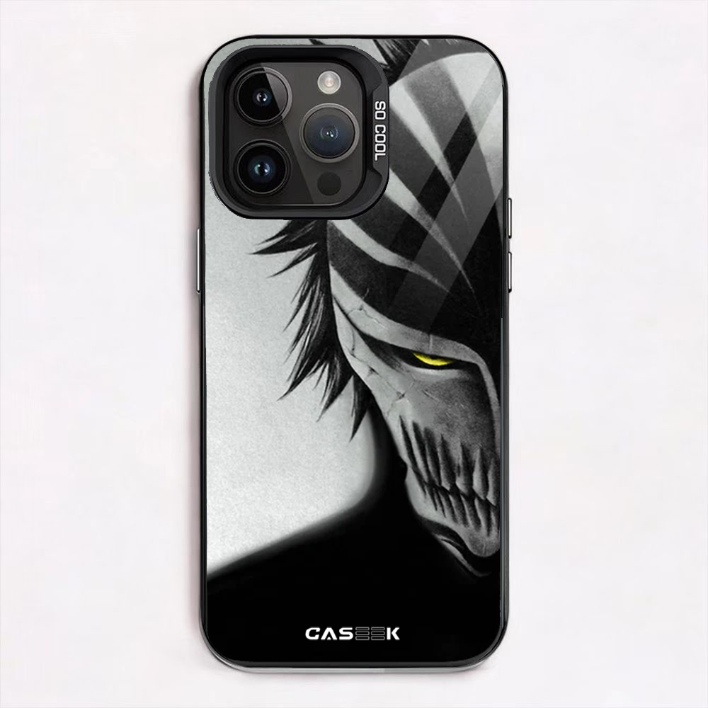 Ichigo Hollow Mask Graphic Glass iPhone Case