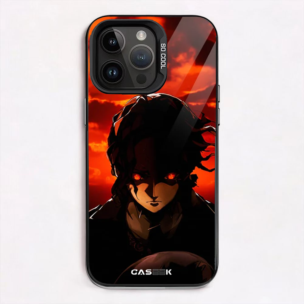 Kyojuro Red Eyes iPhone Case