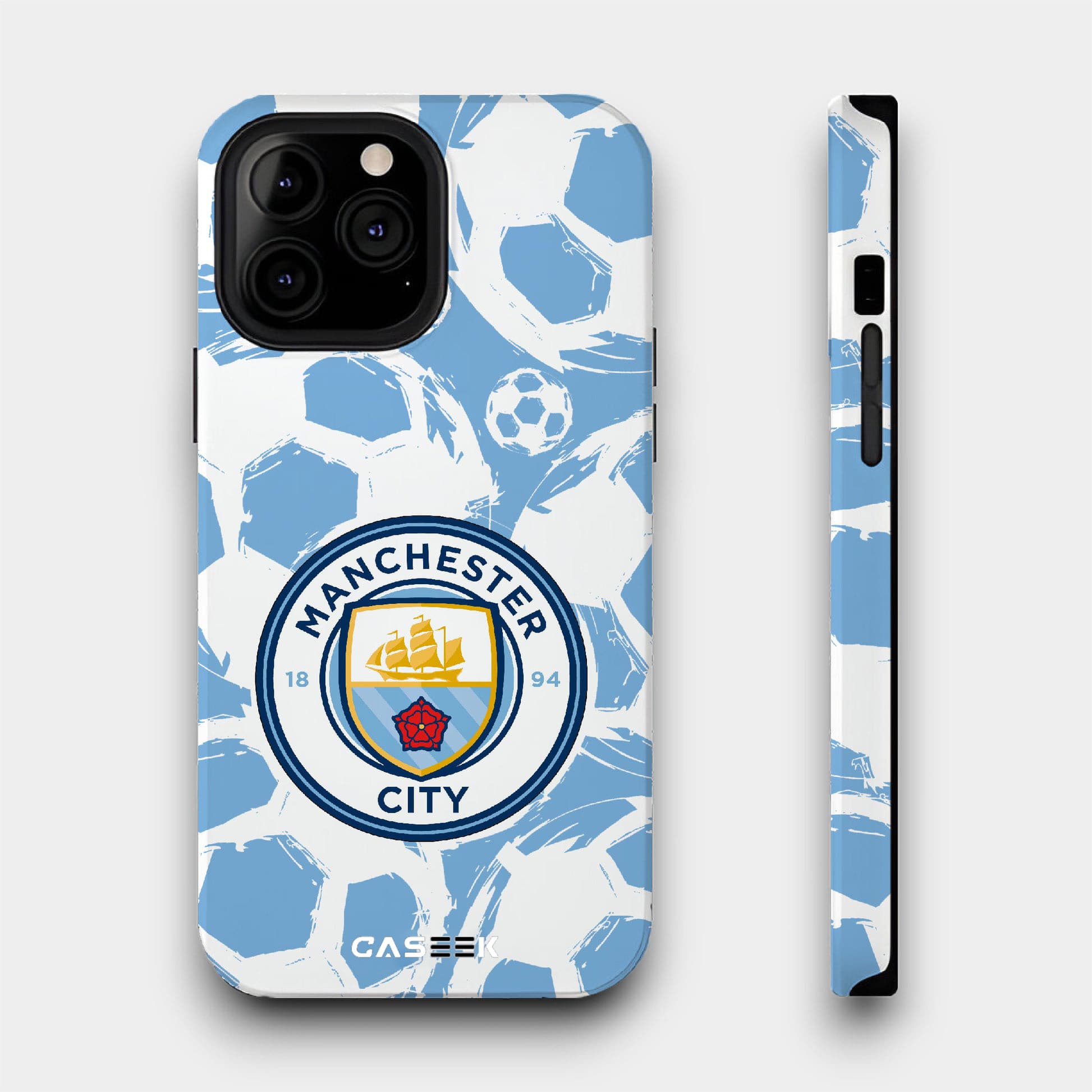 Manchester City Lux Impact iPhone Case
