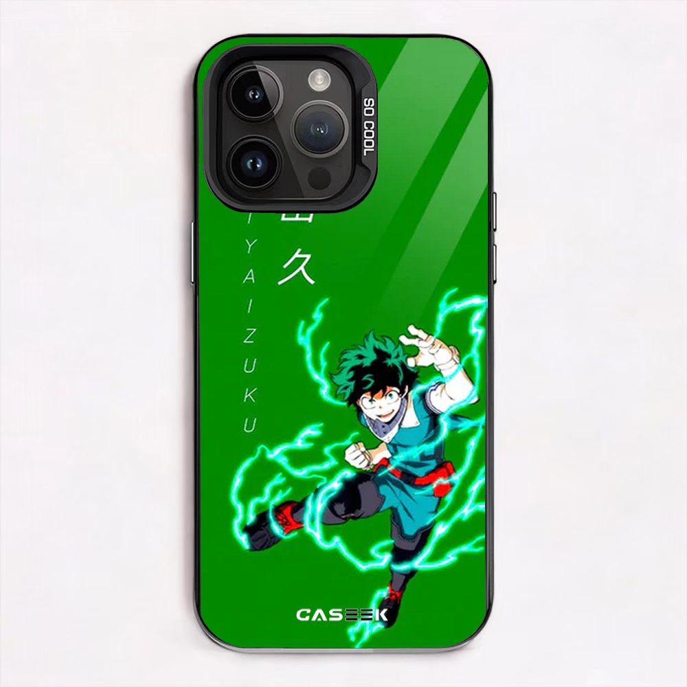 Midoriya Green Aura iPhone Case