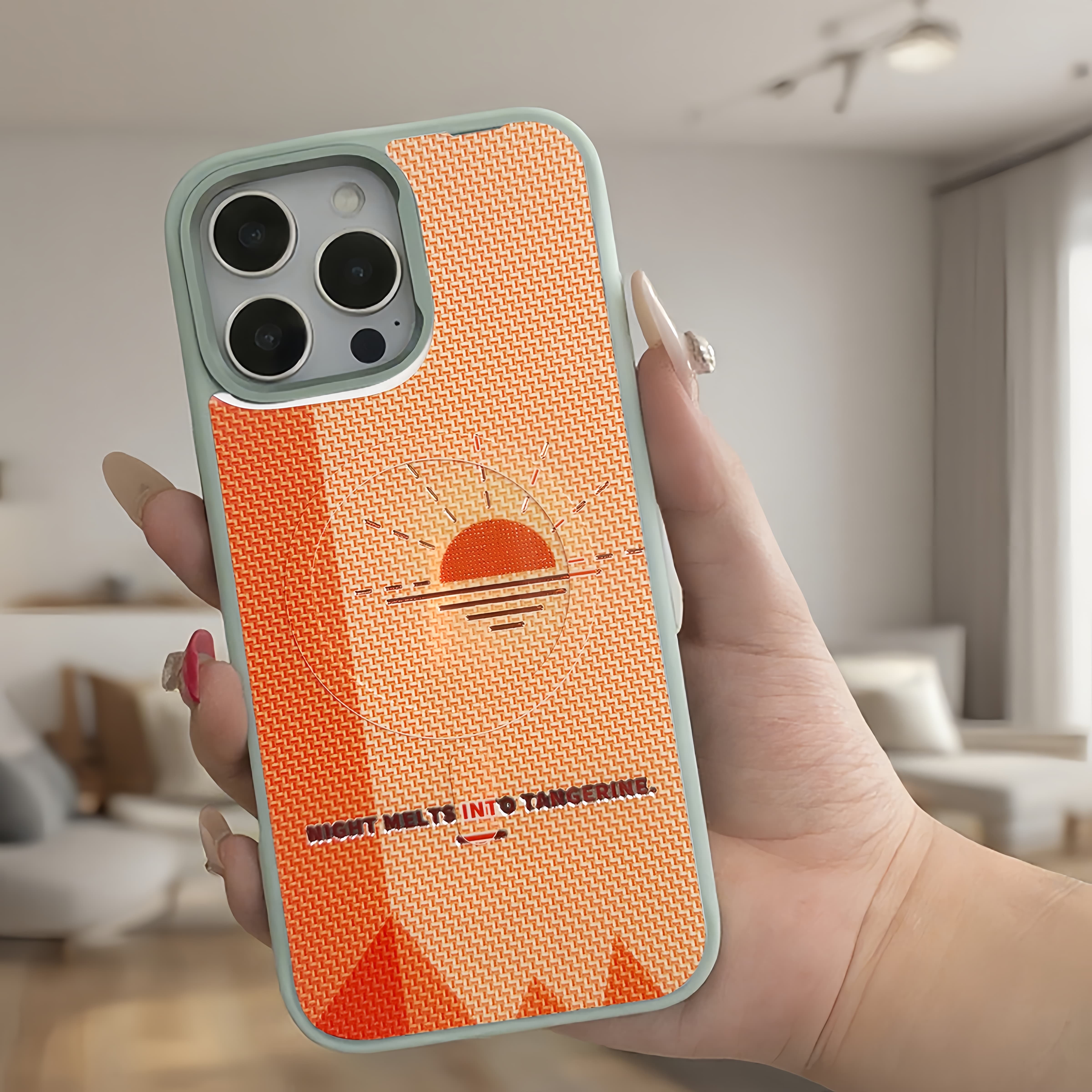 Orange Sunrise iPhone Case