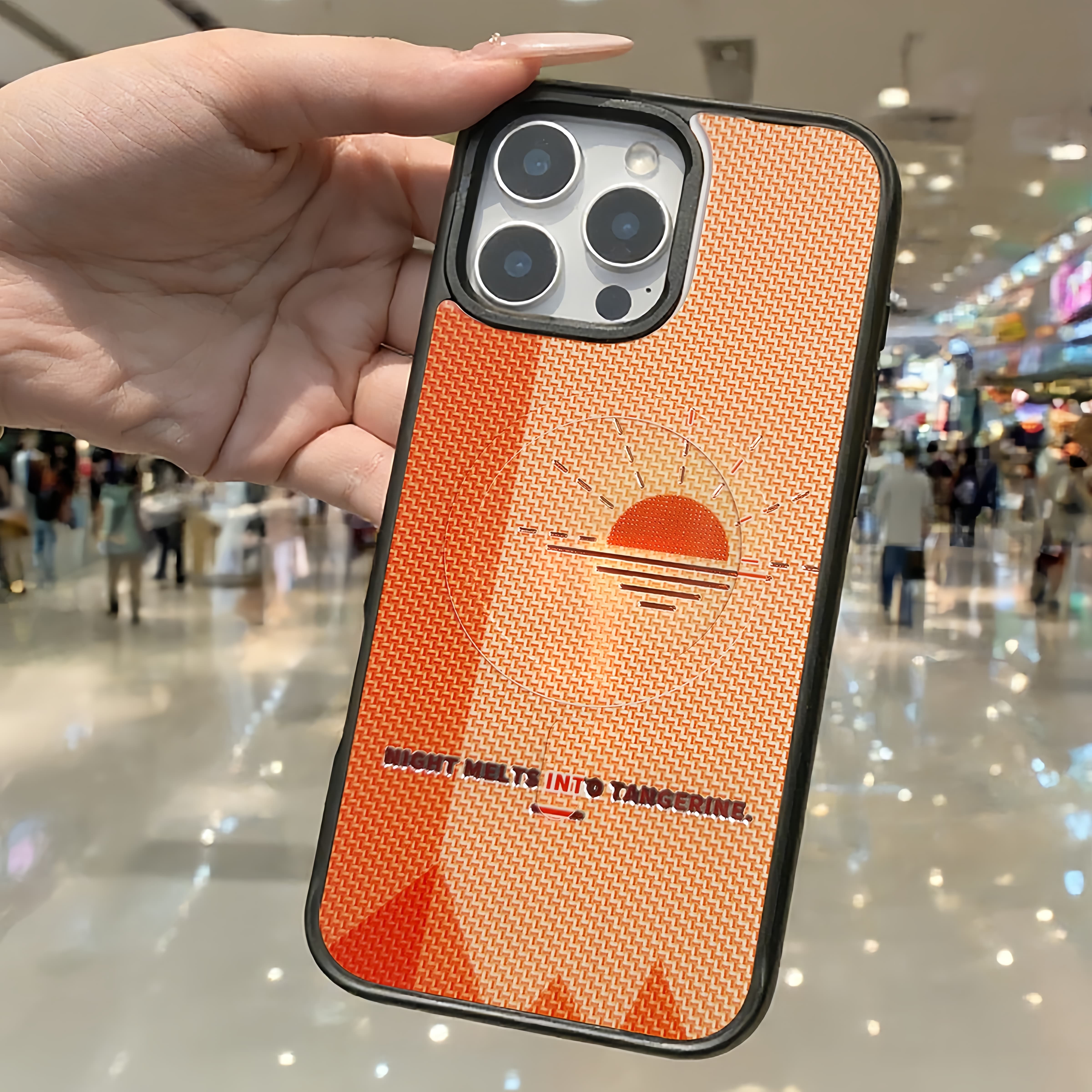 Orange Sunrise iPhone Case
