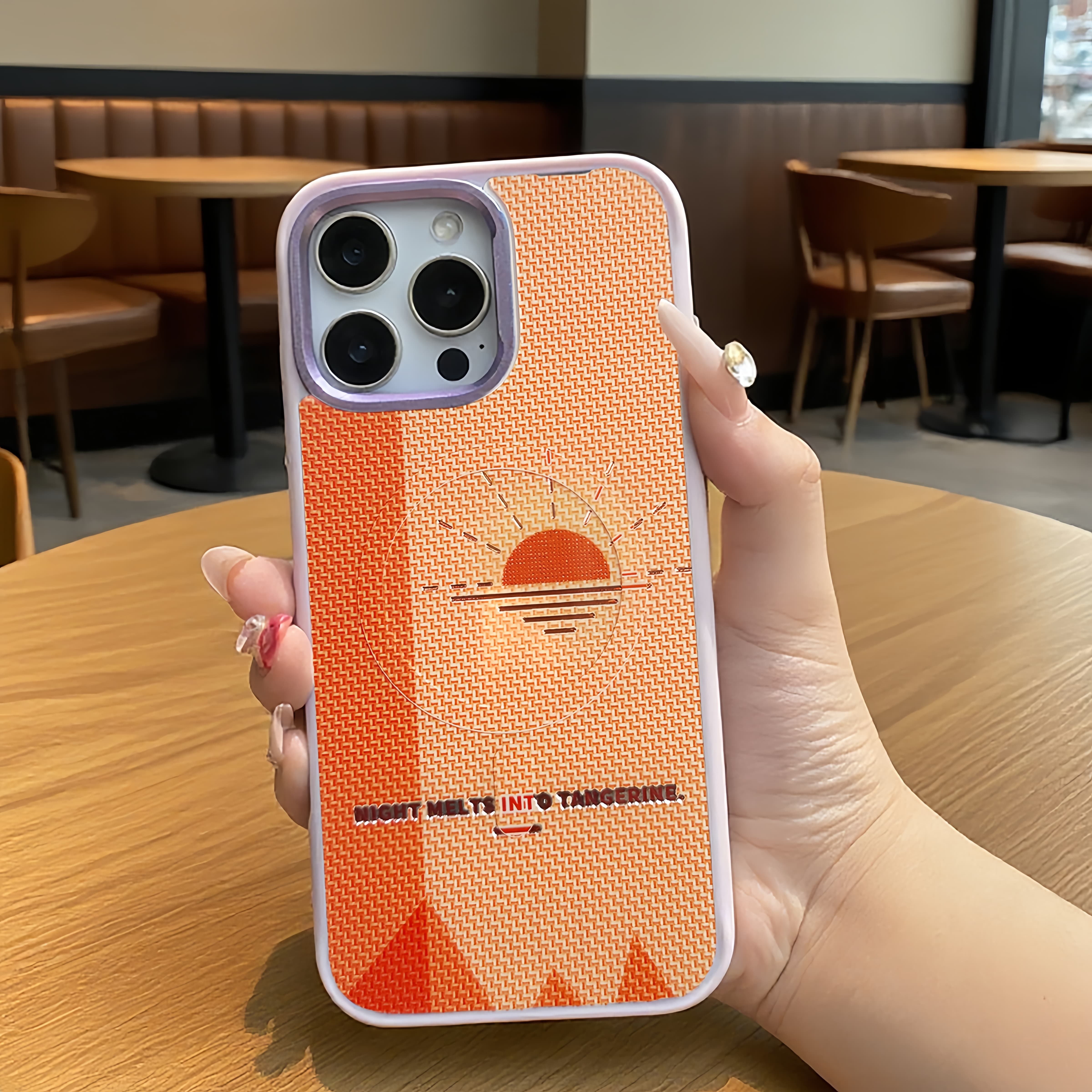 Orange Sunrise iPhone Case
