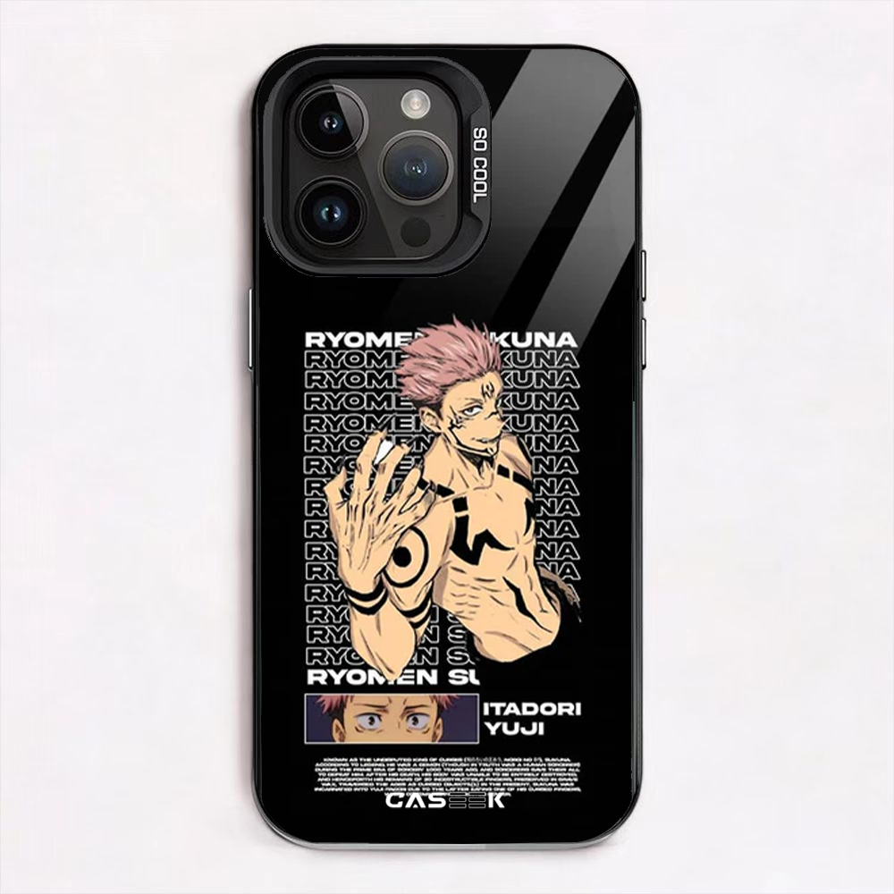 Ryomen Sukuna Pattern iPhone Case
