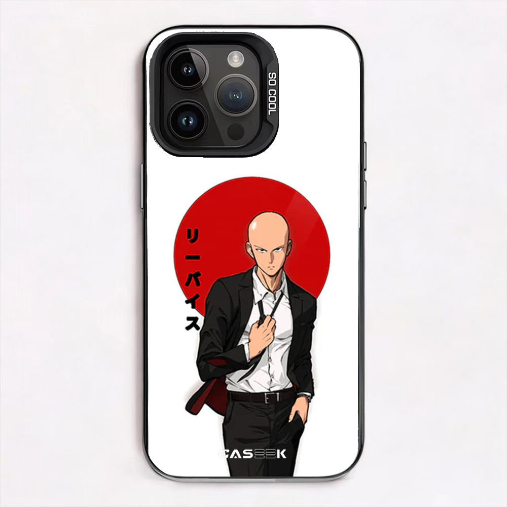 Saitama White & Red iPhone Case