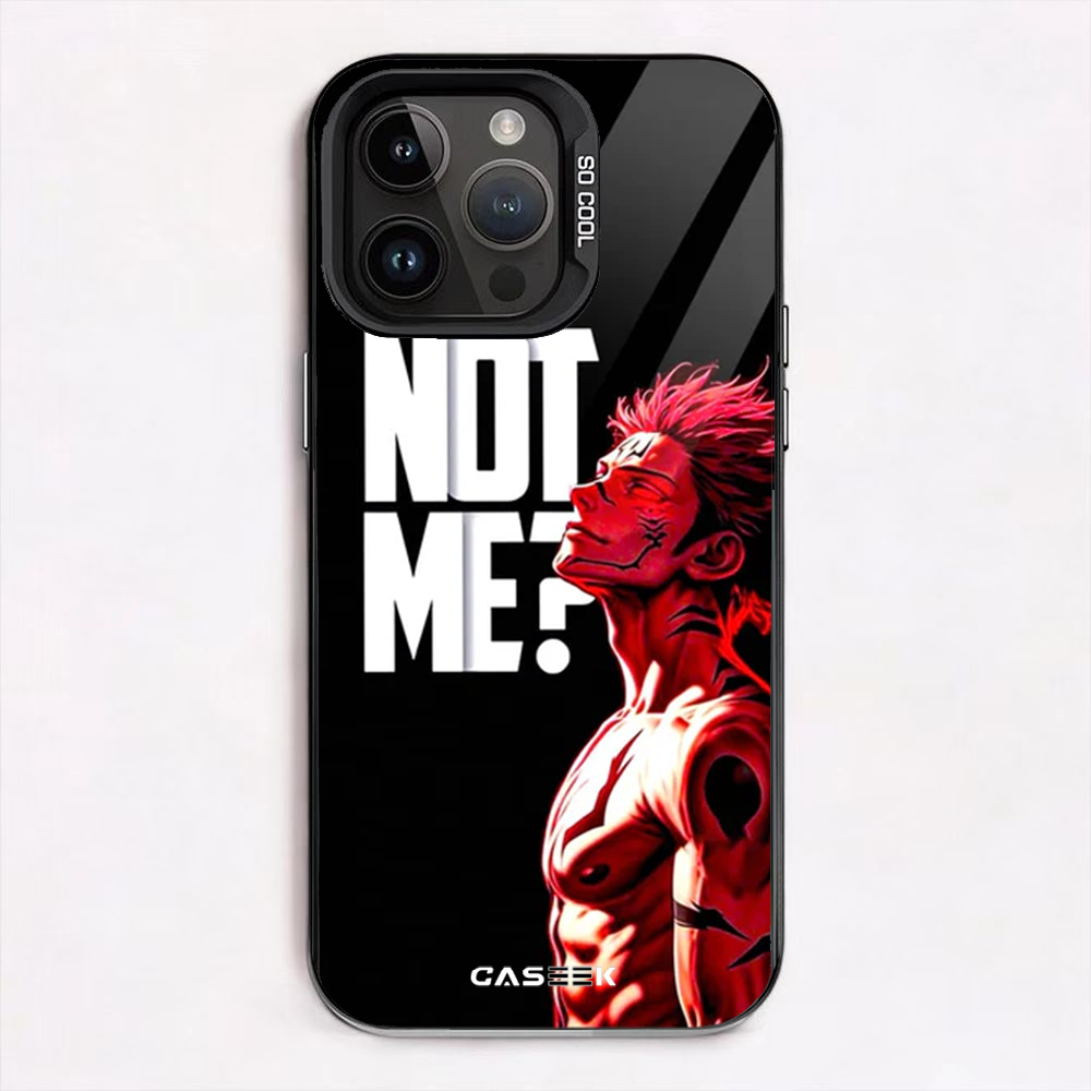 Sukuna Typography iPhone Case