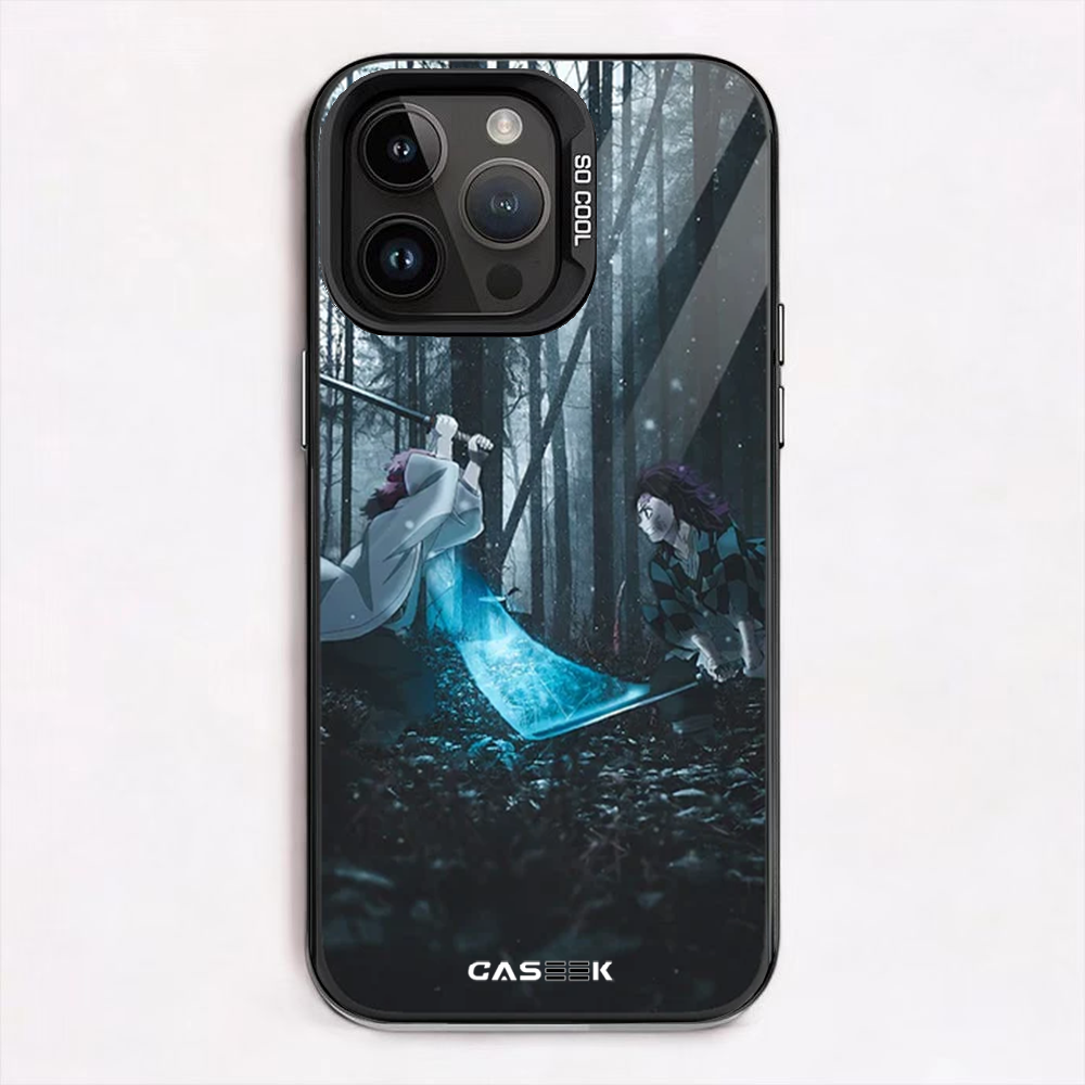 Tanjiro Fighting iPhone Case