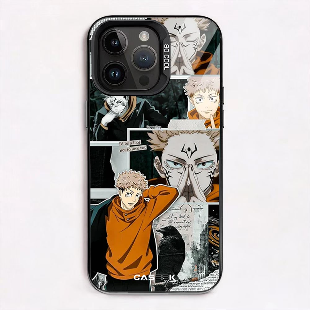 Yuji Itadori Collage iPhone Case