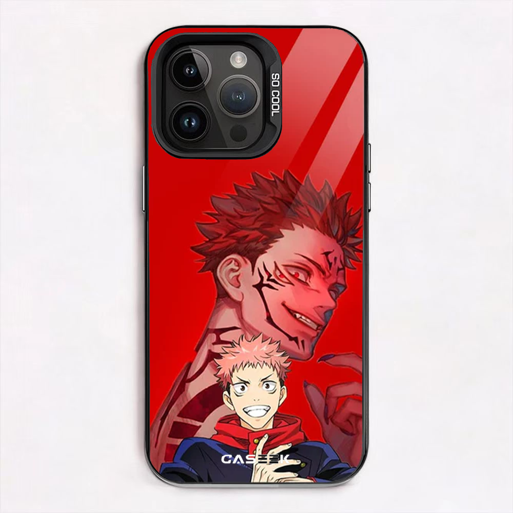 Yuji Itadori Red iPhone Case
