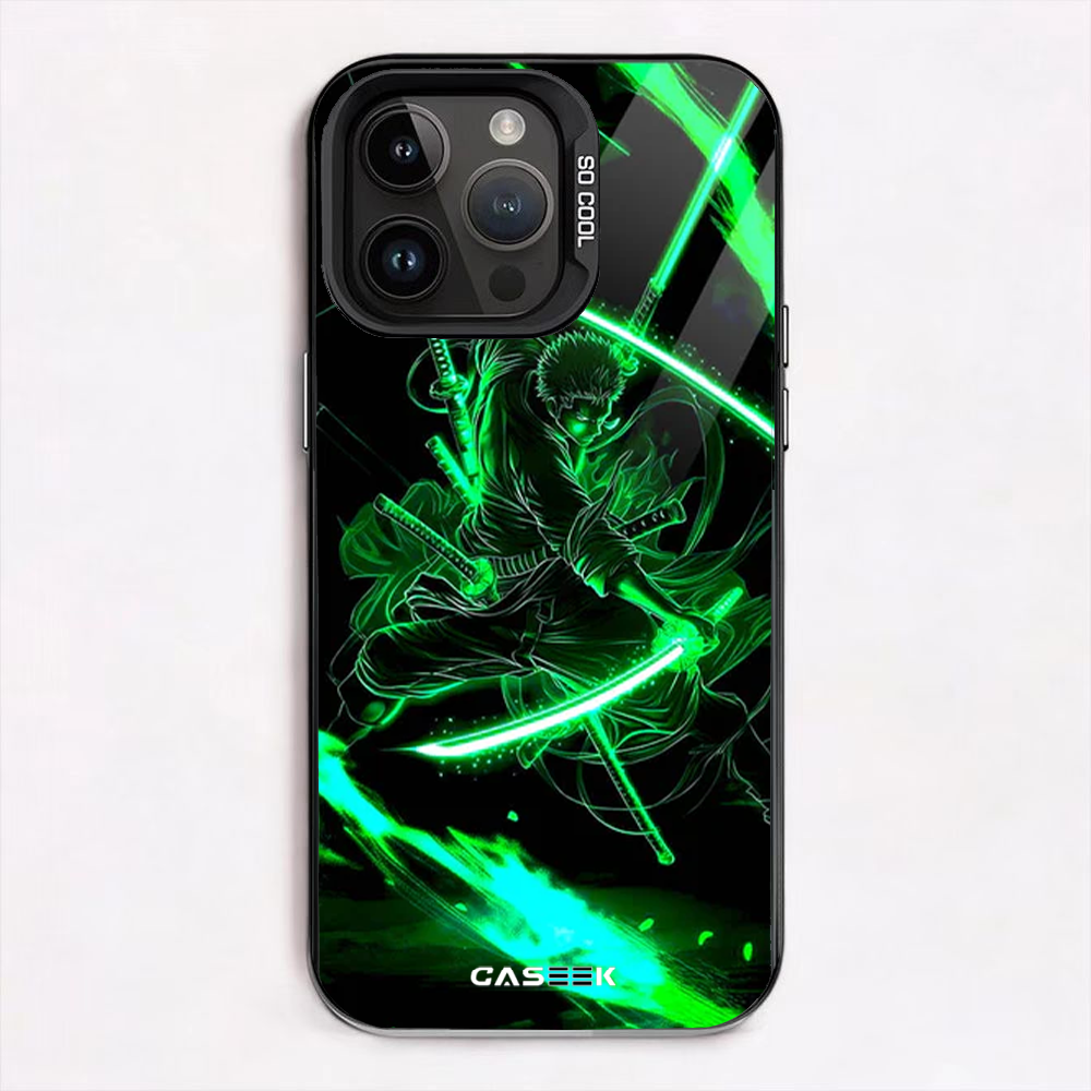 Zoro Green Lightning iPhone Case