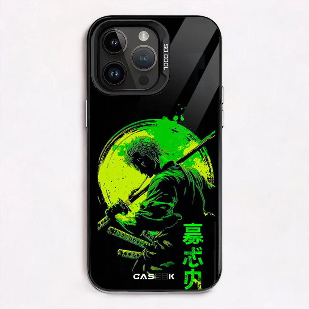 Zoro Neon Green iPhone Case
