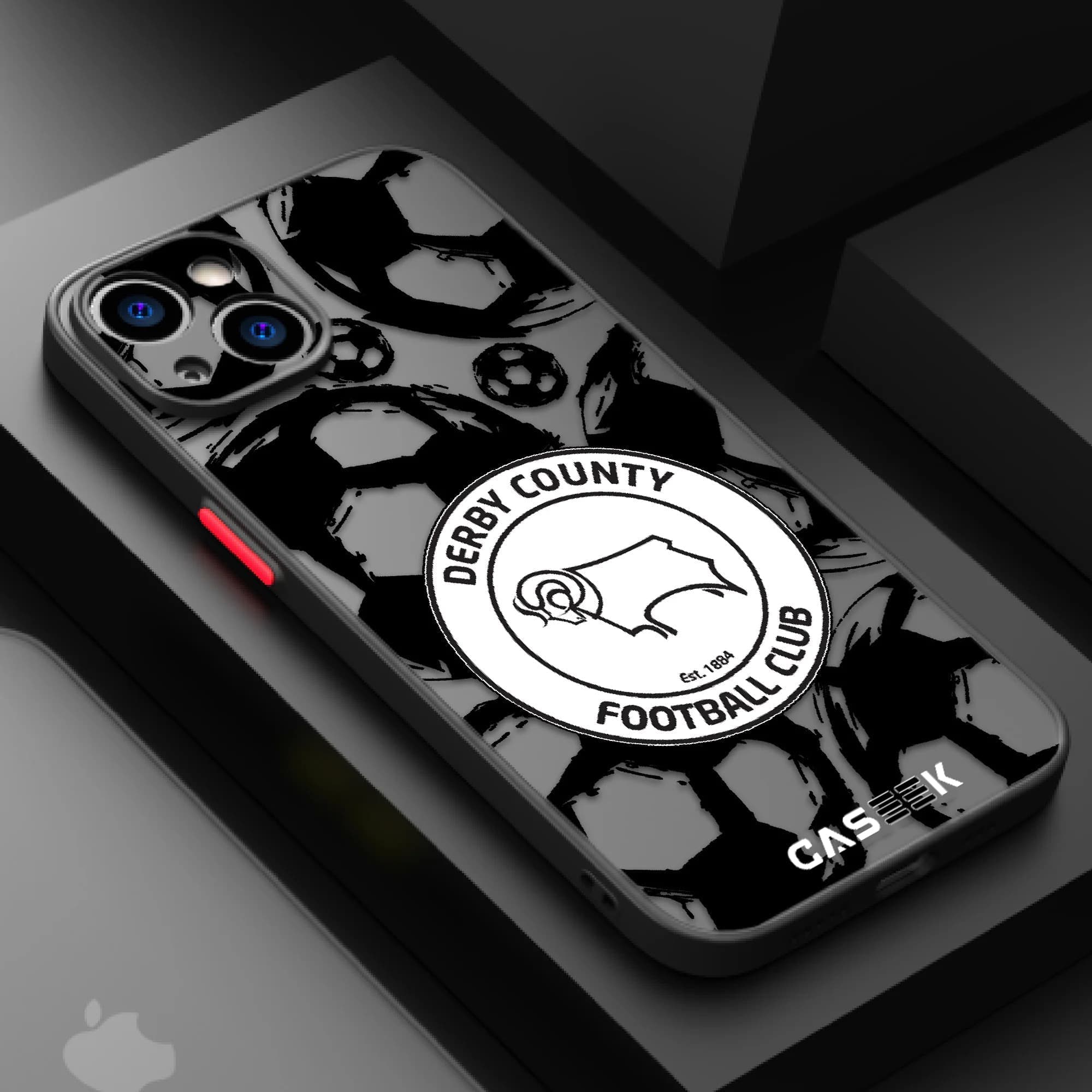 Derby County Matte Lux iPhone Case