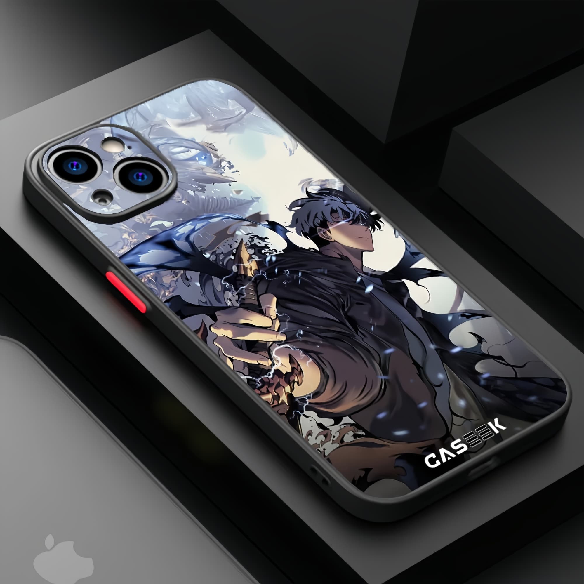 Solo Leveling Jin Woo Matte Lux iPhone Case