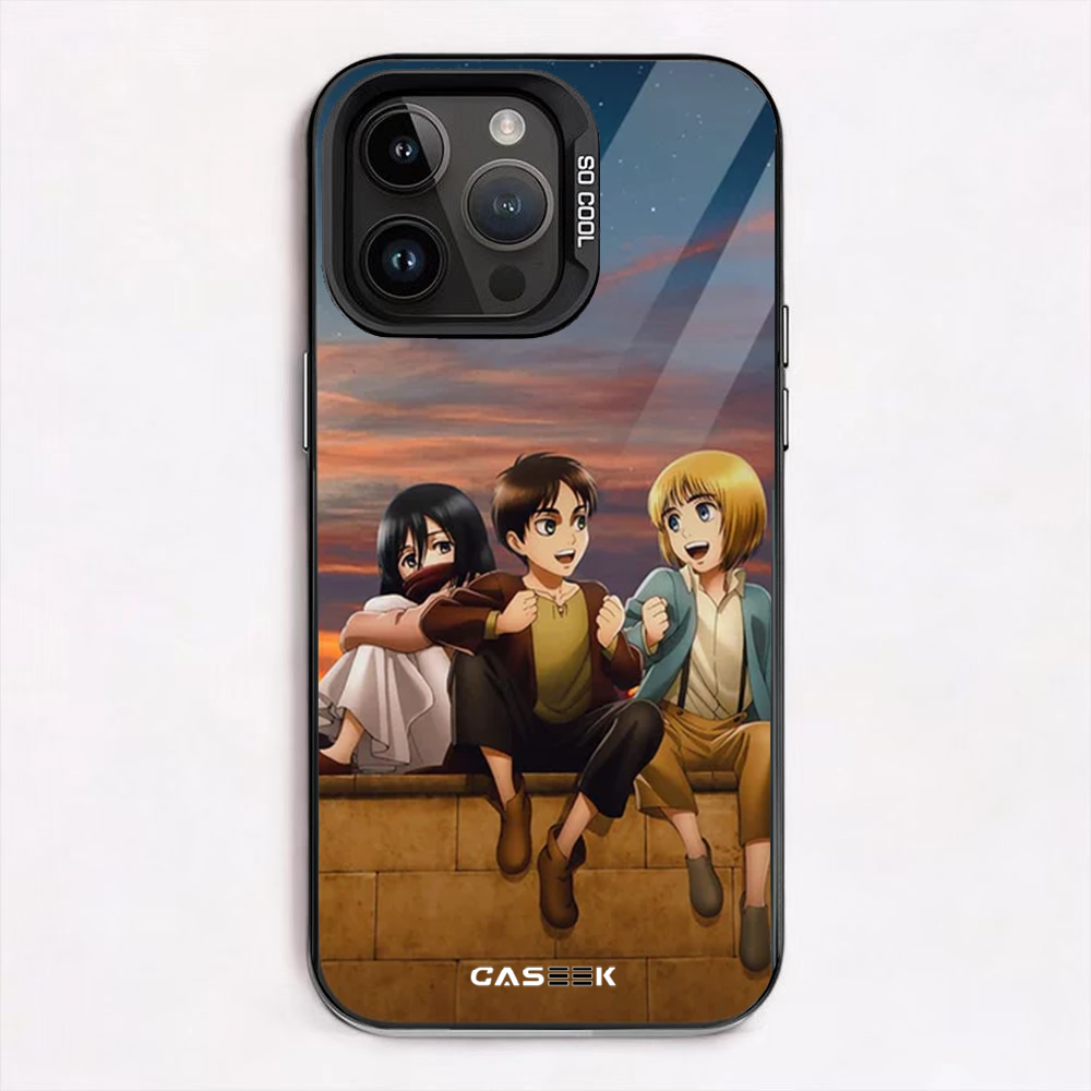 Attack On Titan Trio iPhone Case
