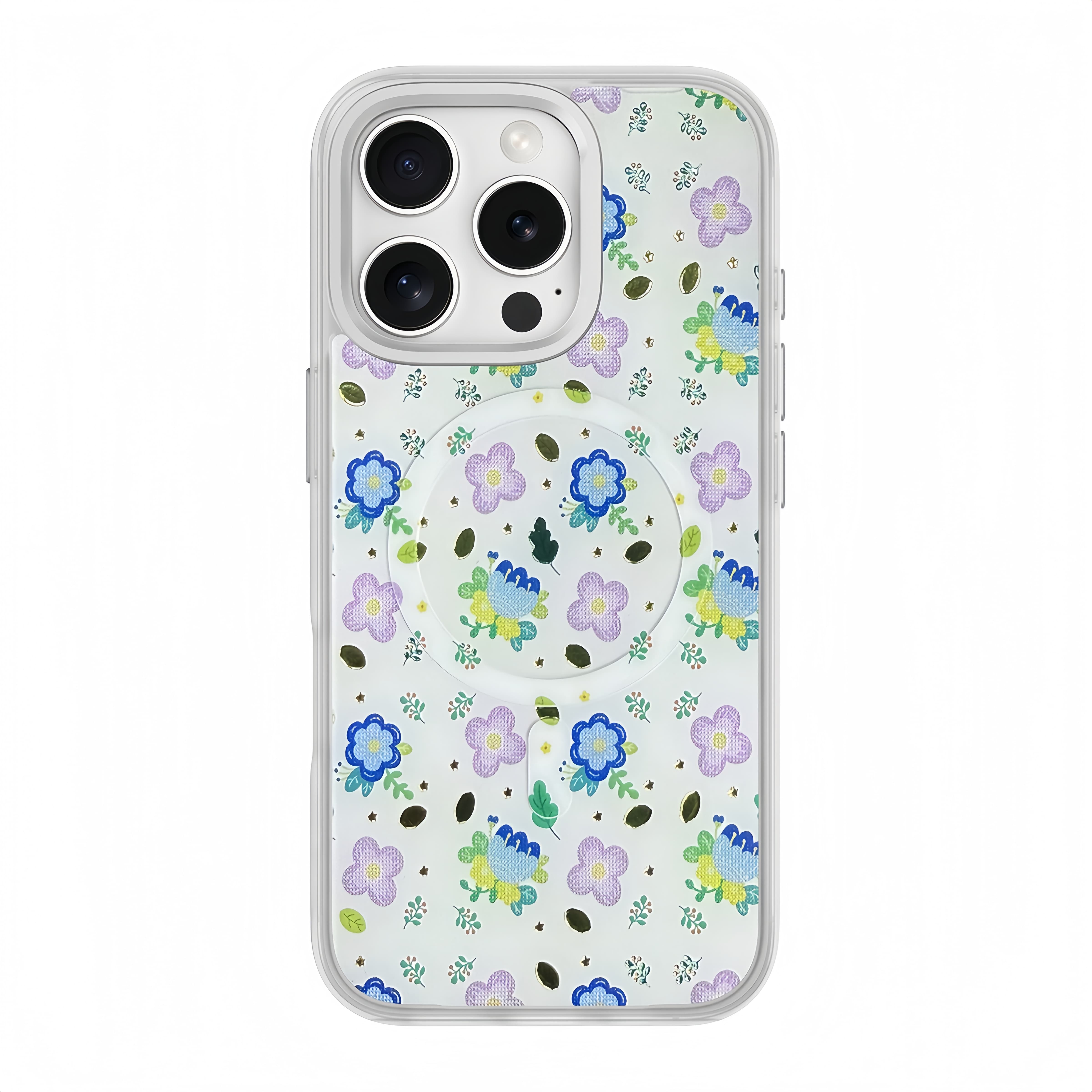 Colorful flowers iPhone Case