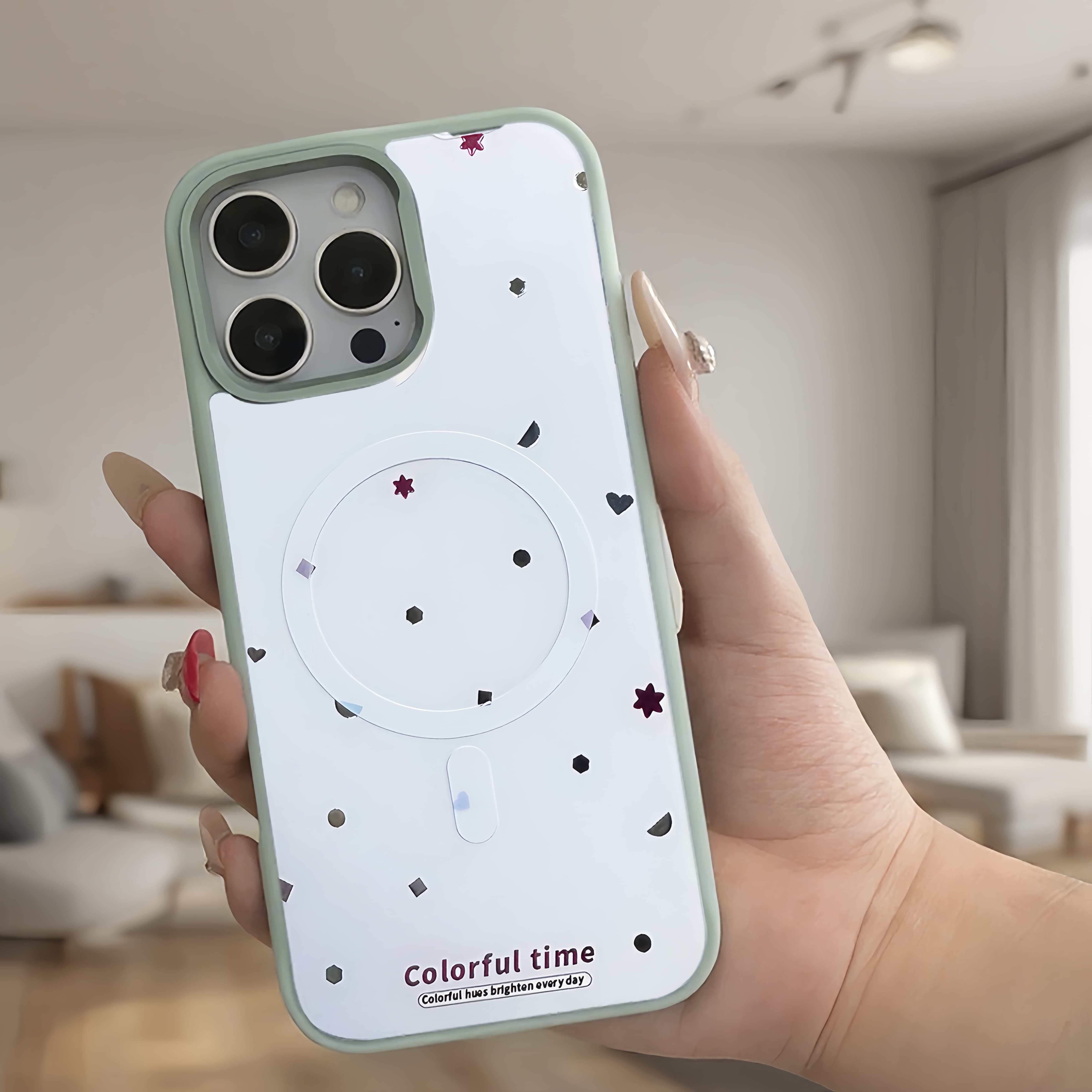 Colorful time iPhone Case