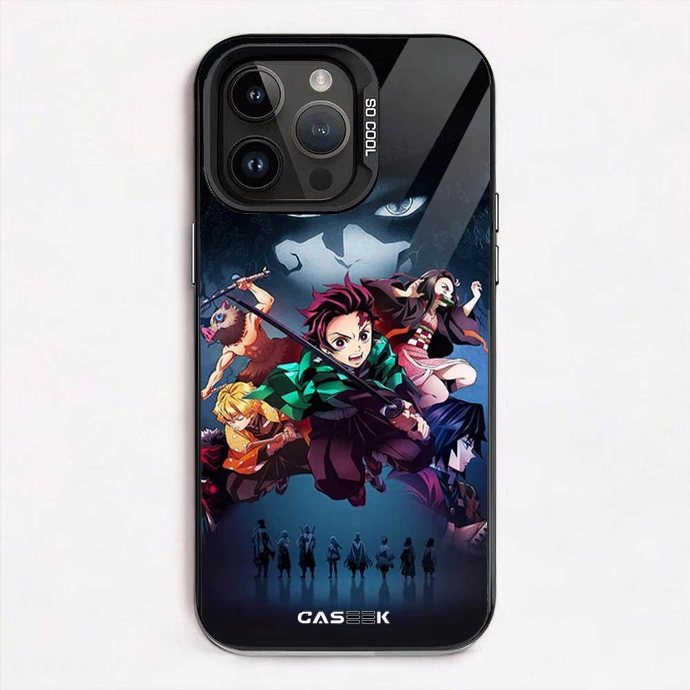 Demon Group Action iPhone Case