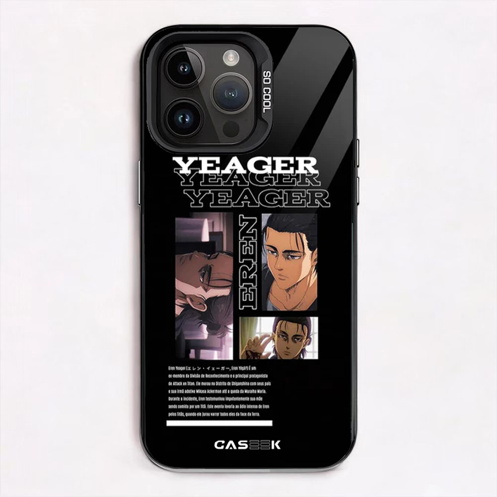 Eren Yeager Graphic iPhone Case