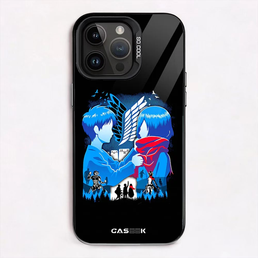 Eren & Mikasa iPhone Case