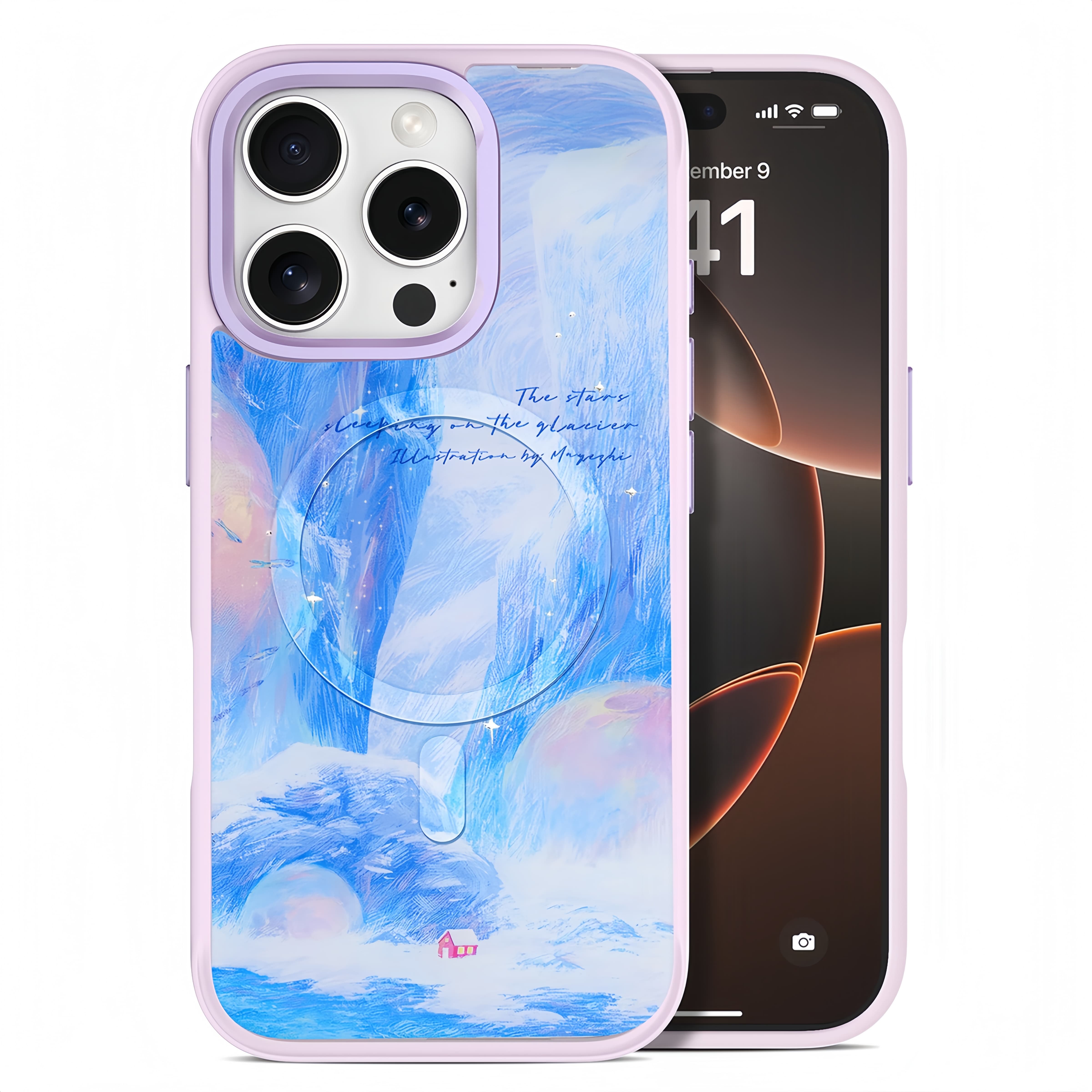 Glacier Red House iPhone Case