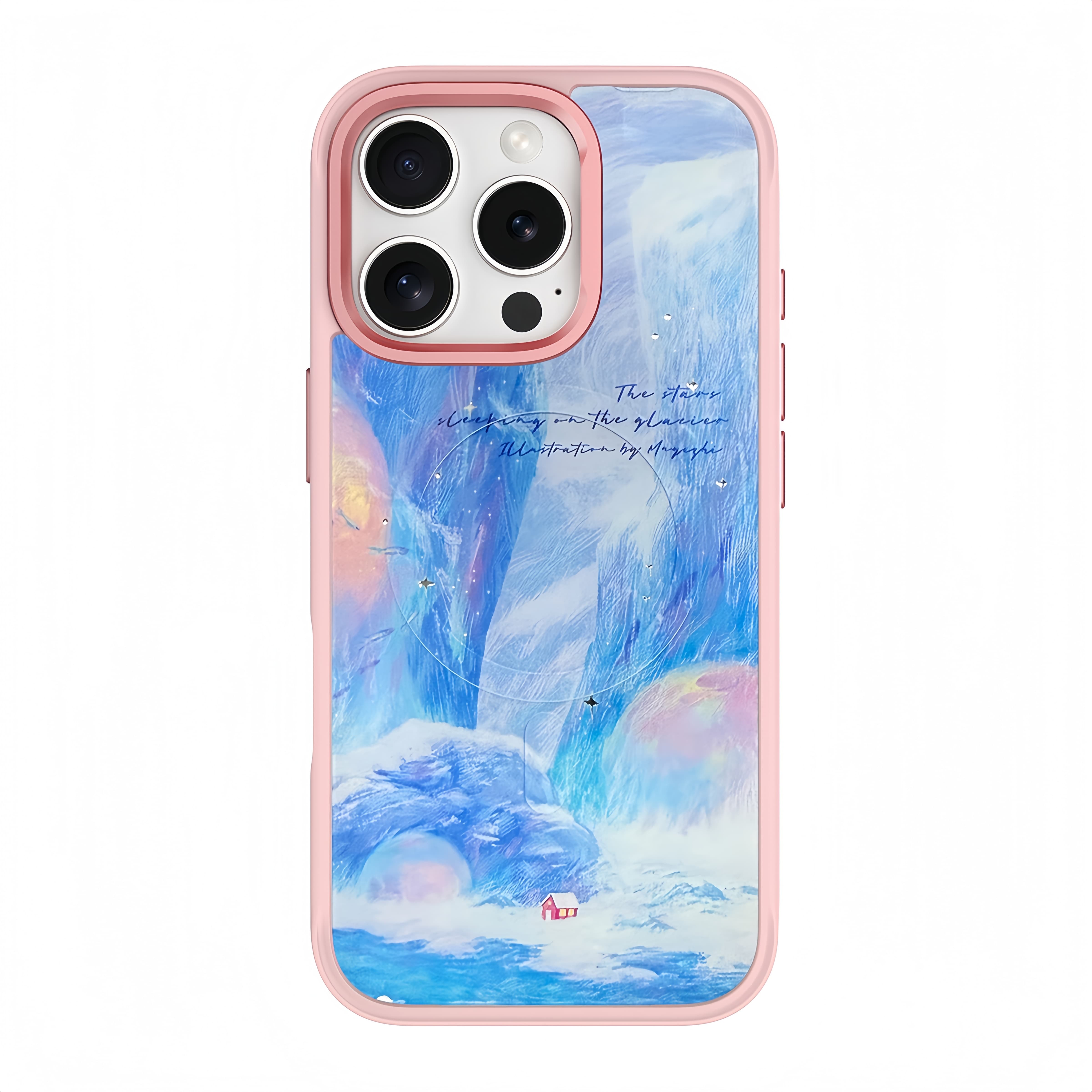 Glacier Red House iPhone Case