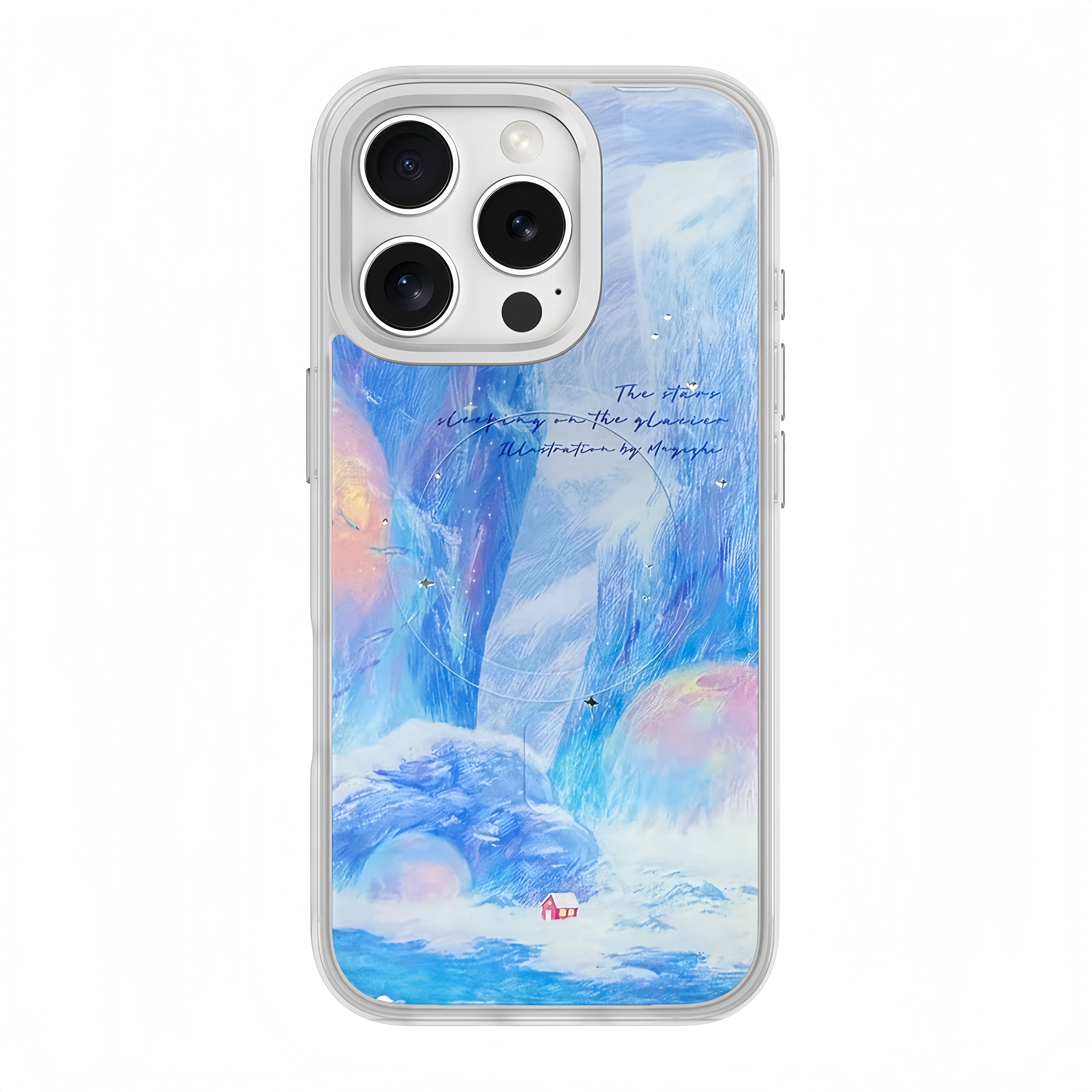 Glacier Red House iPhone Case
