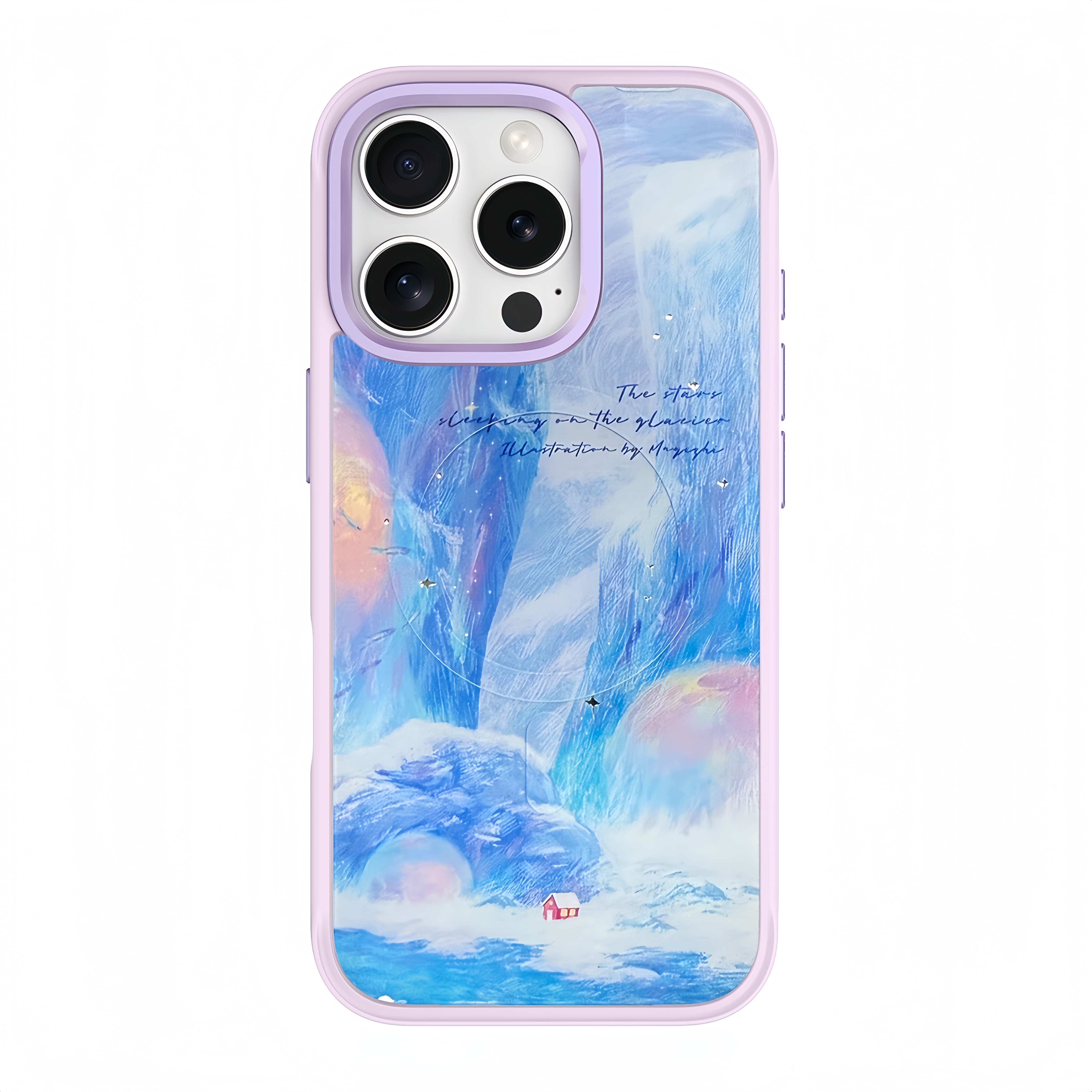 Glacier Red House iPhone Case