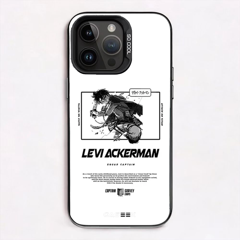 Levi Ackerman Action iPhone Case
