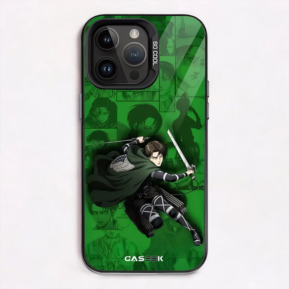Levi Ackerman Green Cloak iPhone Case