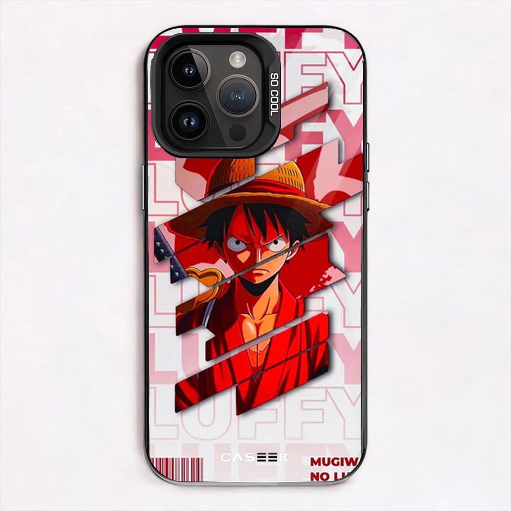 Luffy Red Portrait iPhone Case