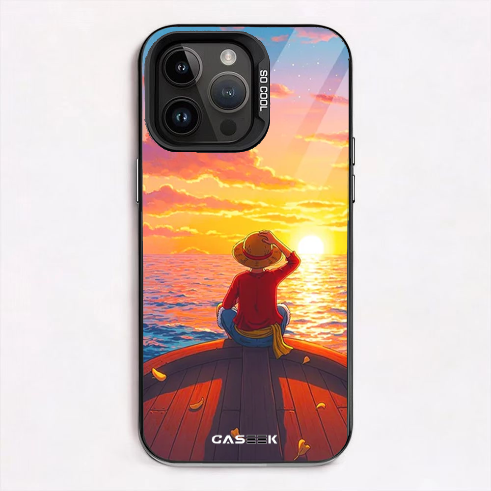 Luffy Sunset iPhone Case