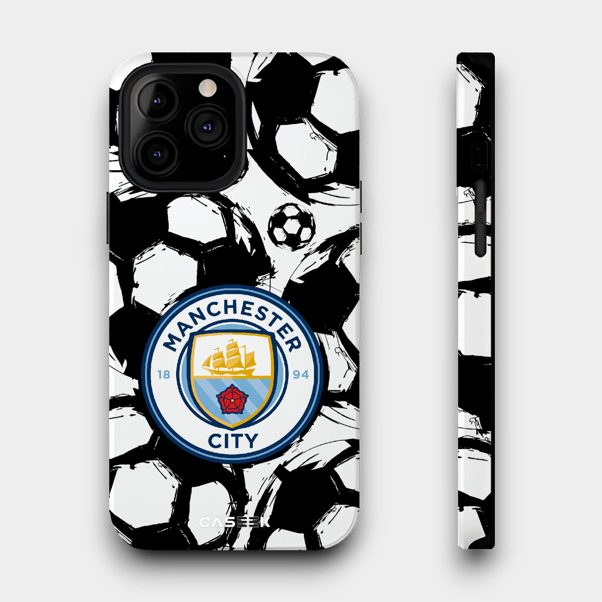 Manchester City Lux Impact iPhone Case