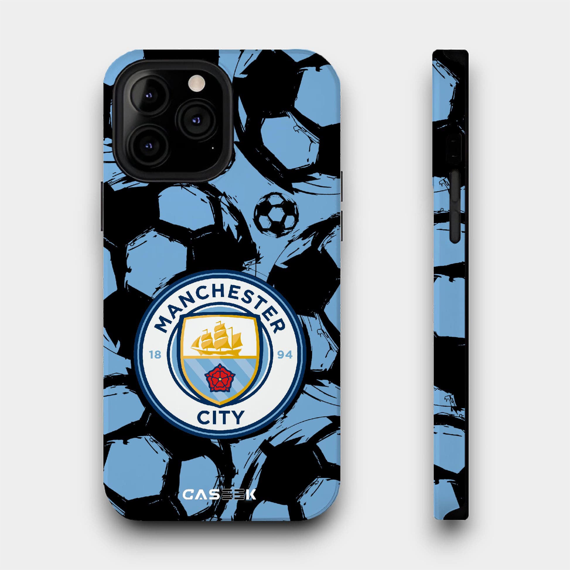 Manchester City Lux Impact iPhone Case
