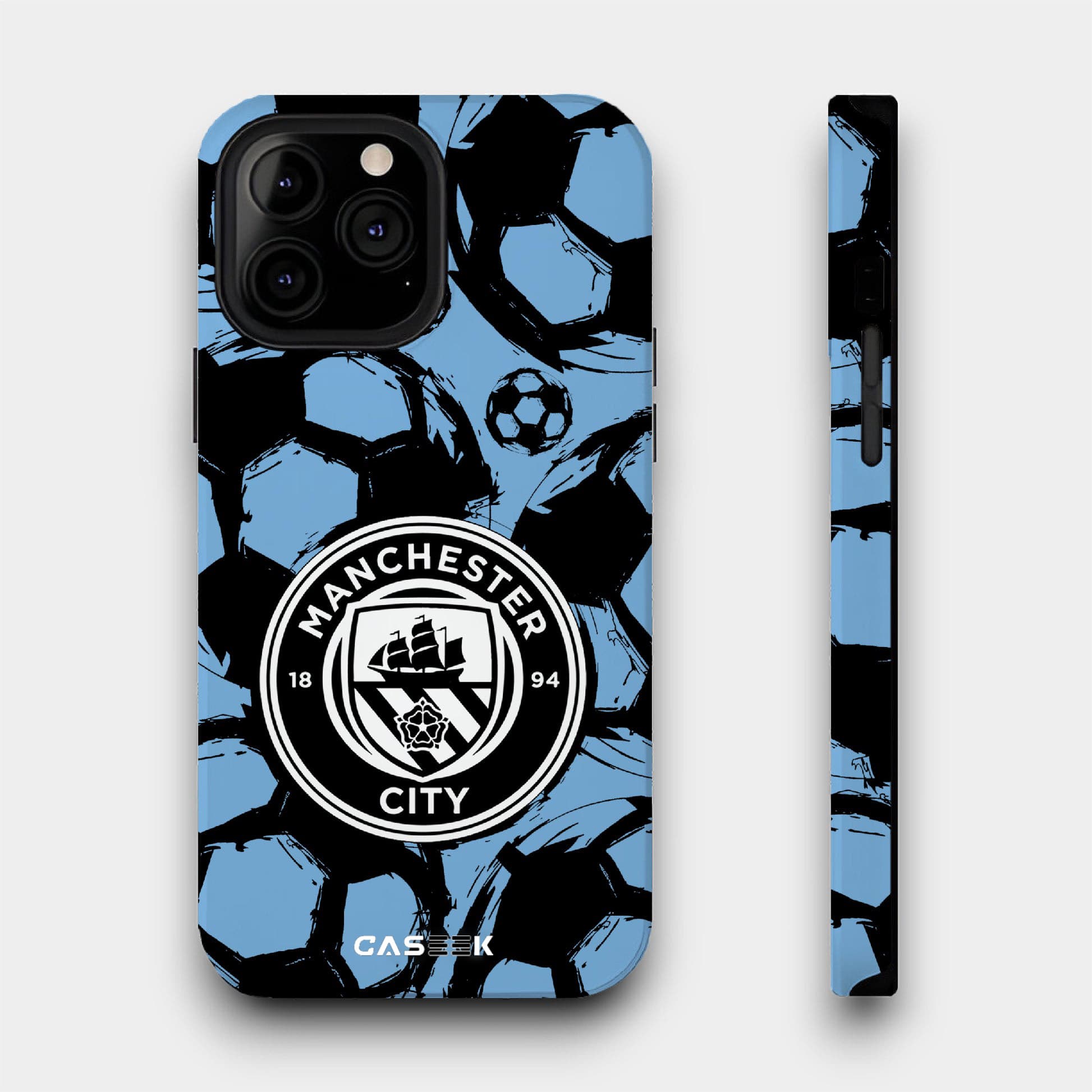 Manchester City Lux Impact iPhone Case