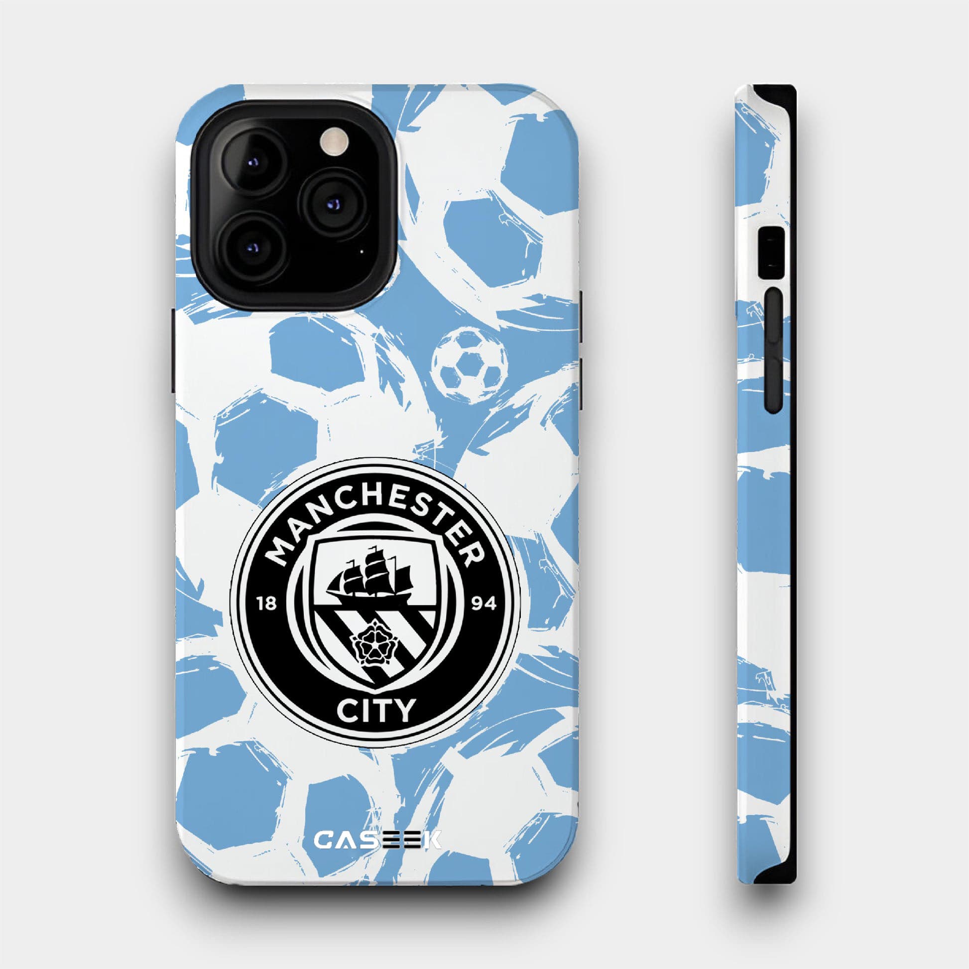 Manchester City Lux Impact iPhone Case
