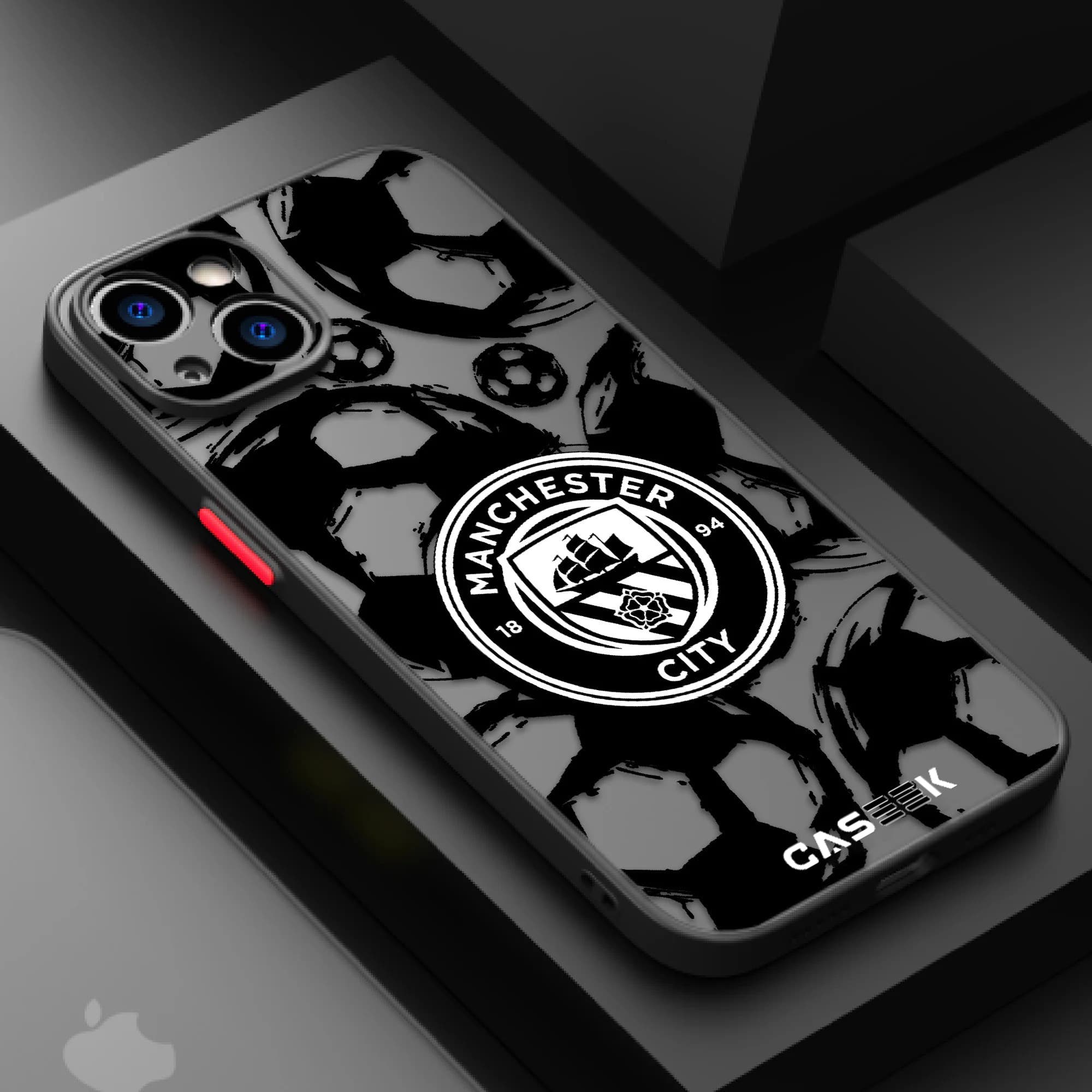 Manchester City Matte Lux iPhone Case