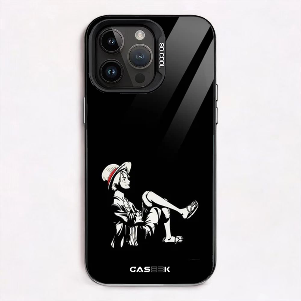 Monkey D Luffy Minimal iPhone Case