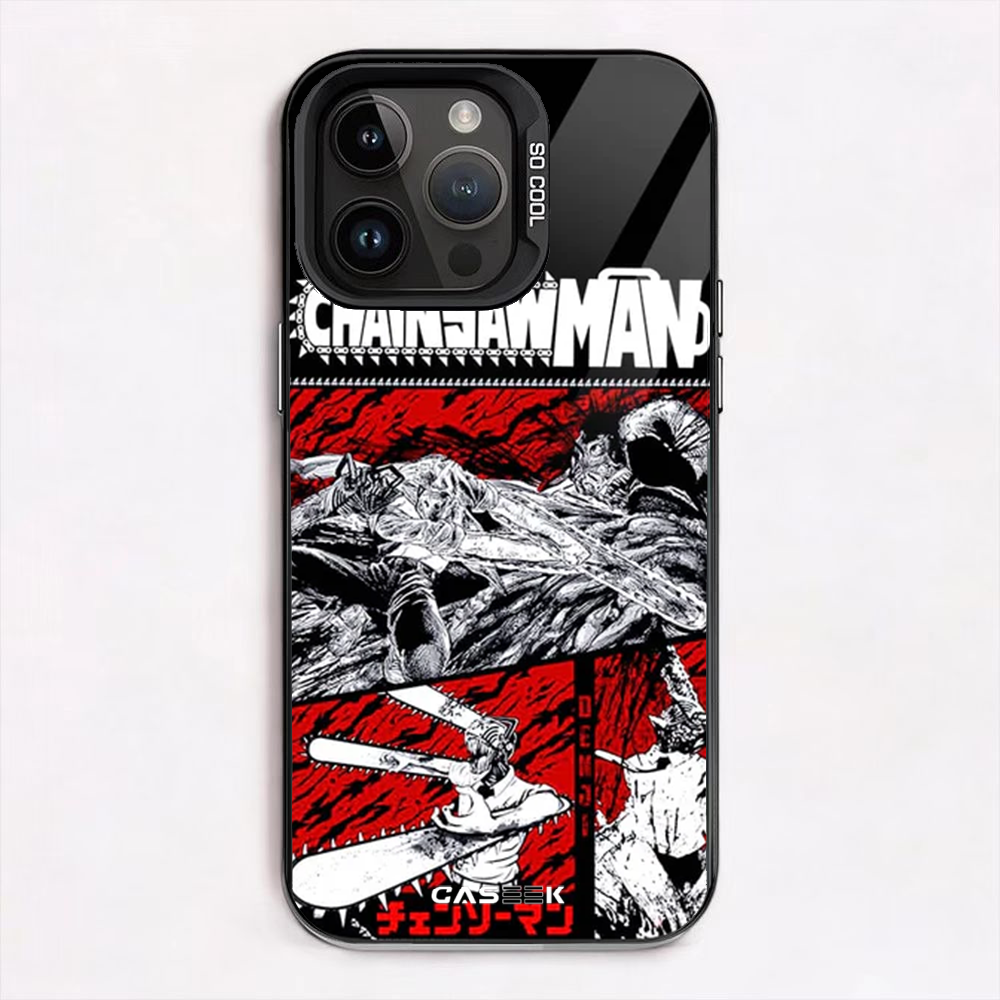 Monochrome Carnage iPhone Case