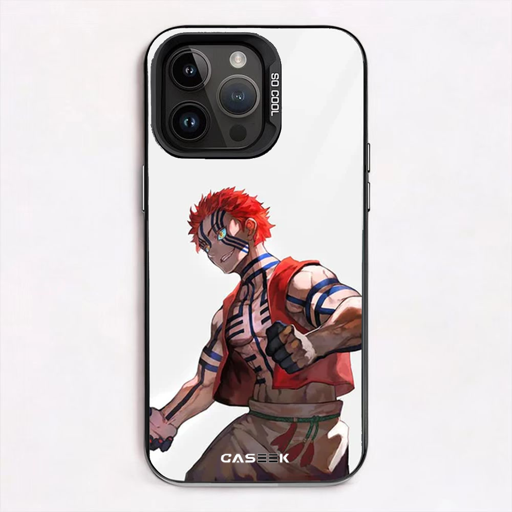 Muzan White iPhone Case